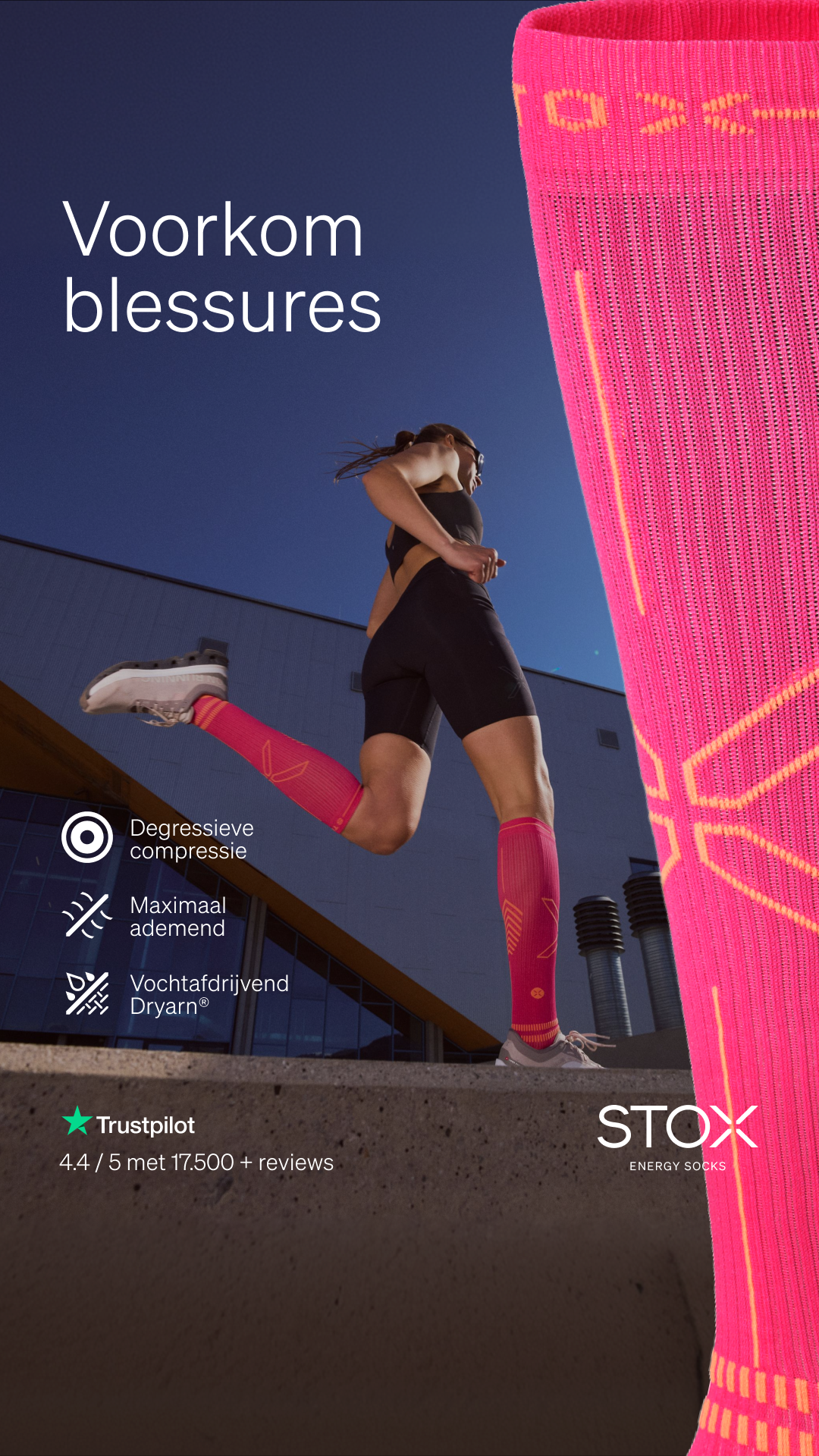 STOX Energy Socks Facebook ad