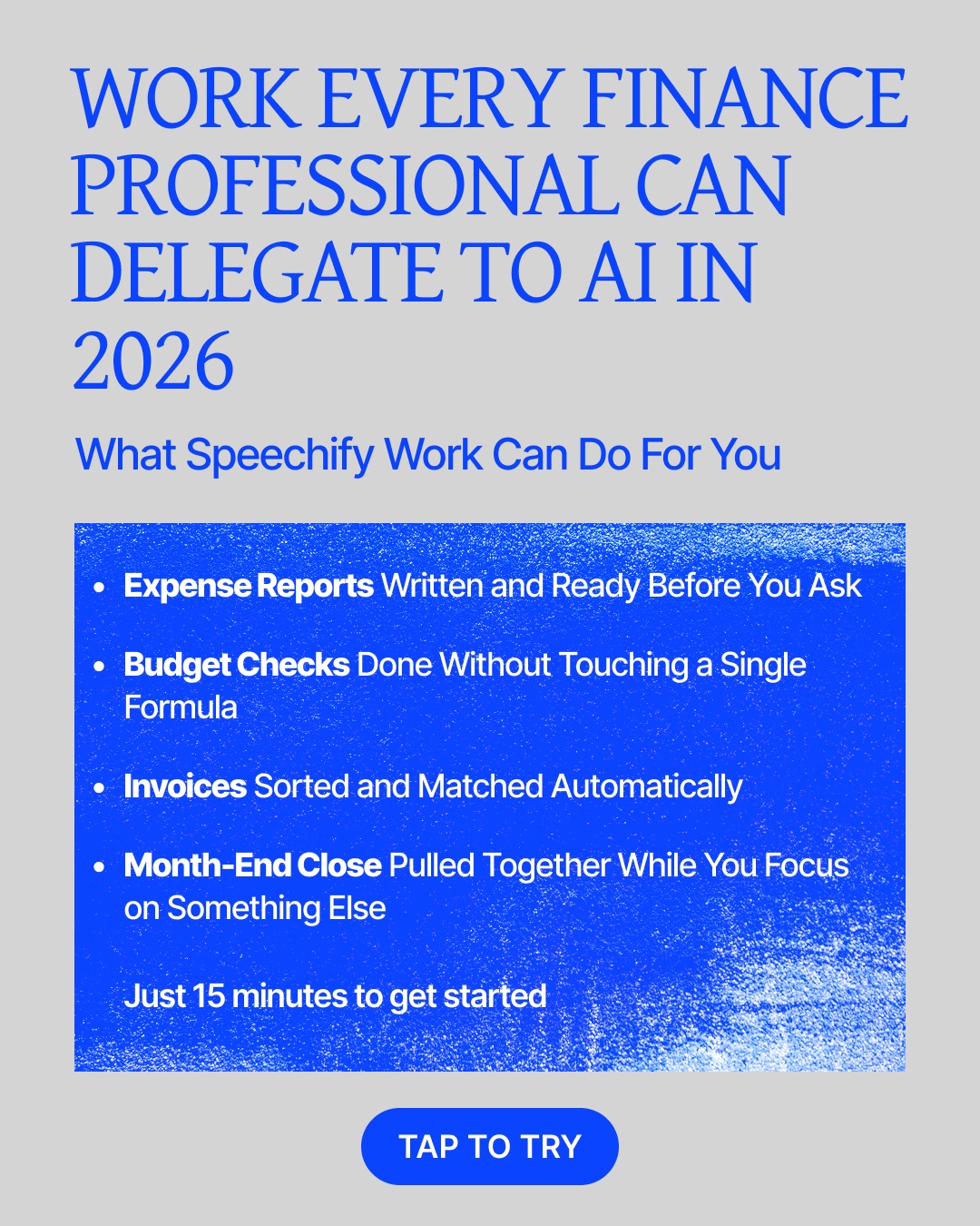 Speechify Work Facebook ad