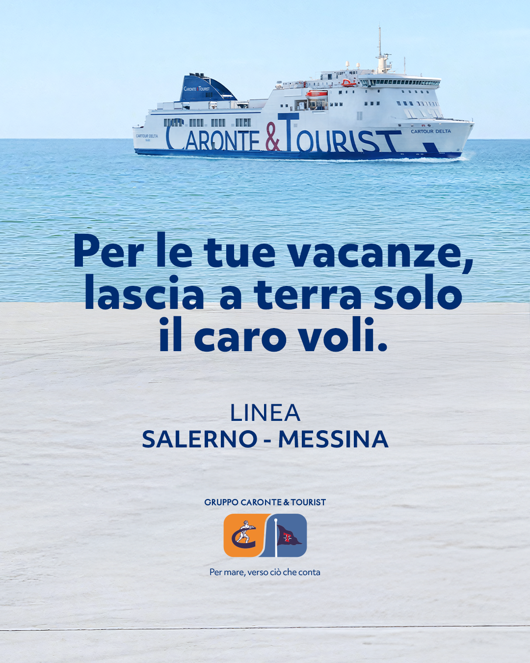 Gruppo Caronte & Tourist Facebook ad: Da Salerno a Messina: un viaggio che unisce…