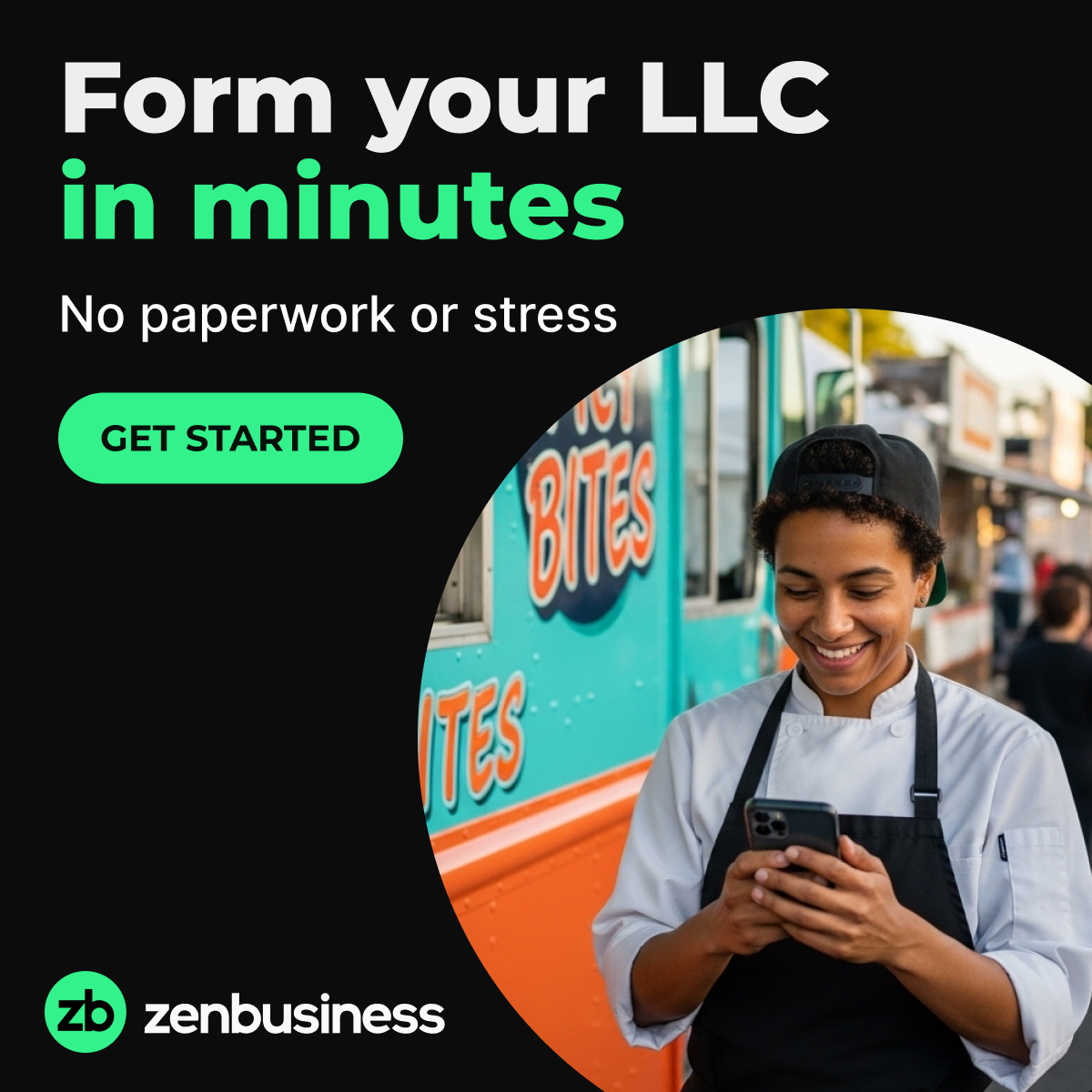 ZenBusiness Facebook ad