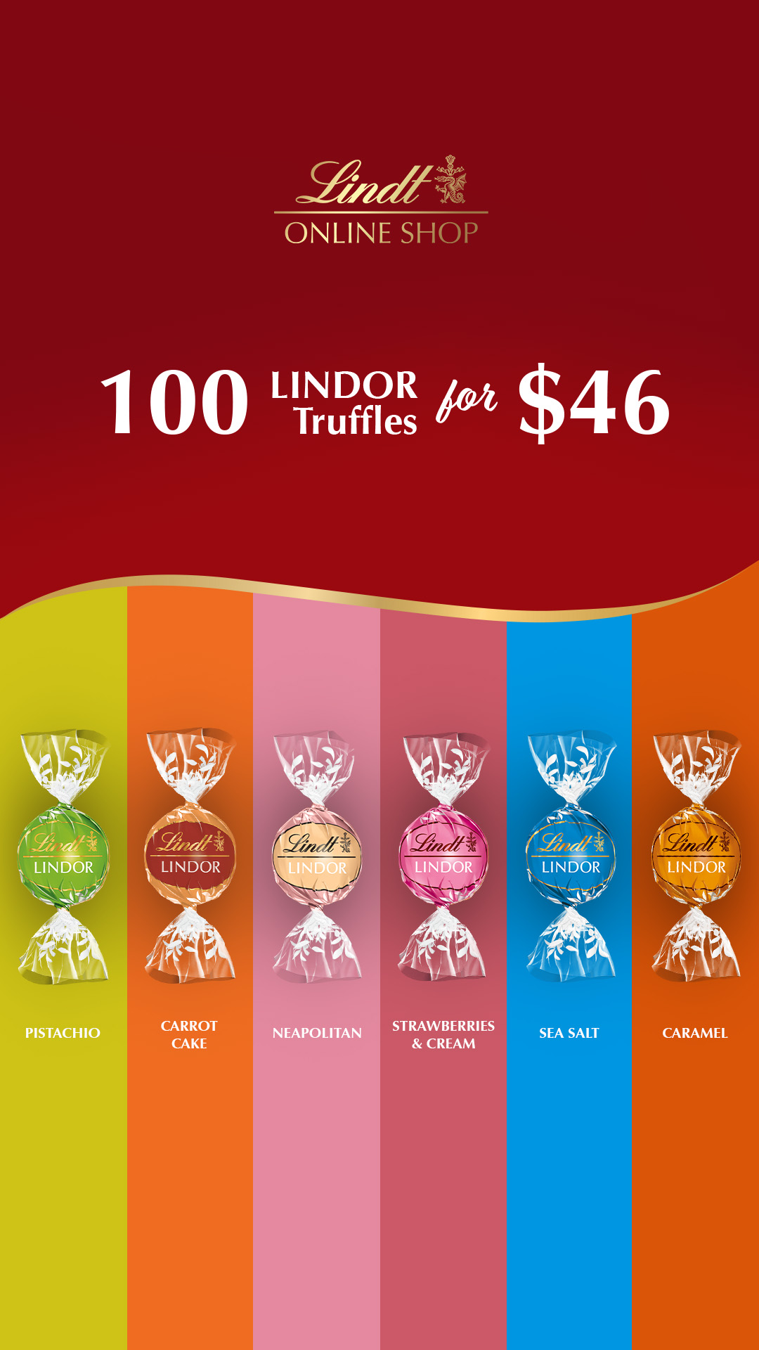 Lindt Facebook ad