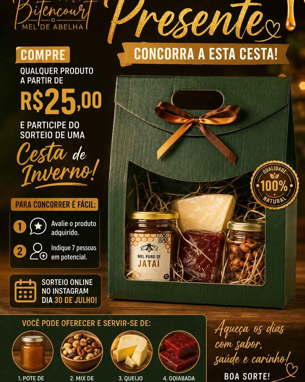 Lairton Bitencourt Facebook ad: Cesta de produtos naturais