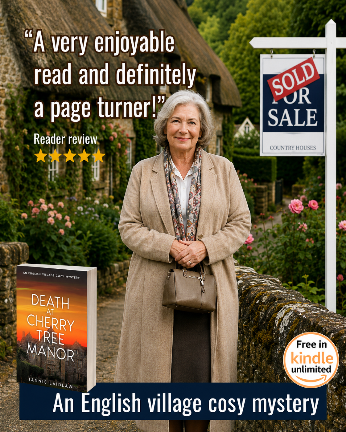 Tannis Laidlaw - Author Facebook ad: Great characters & an enthralling plot! ***** reader review