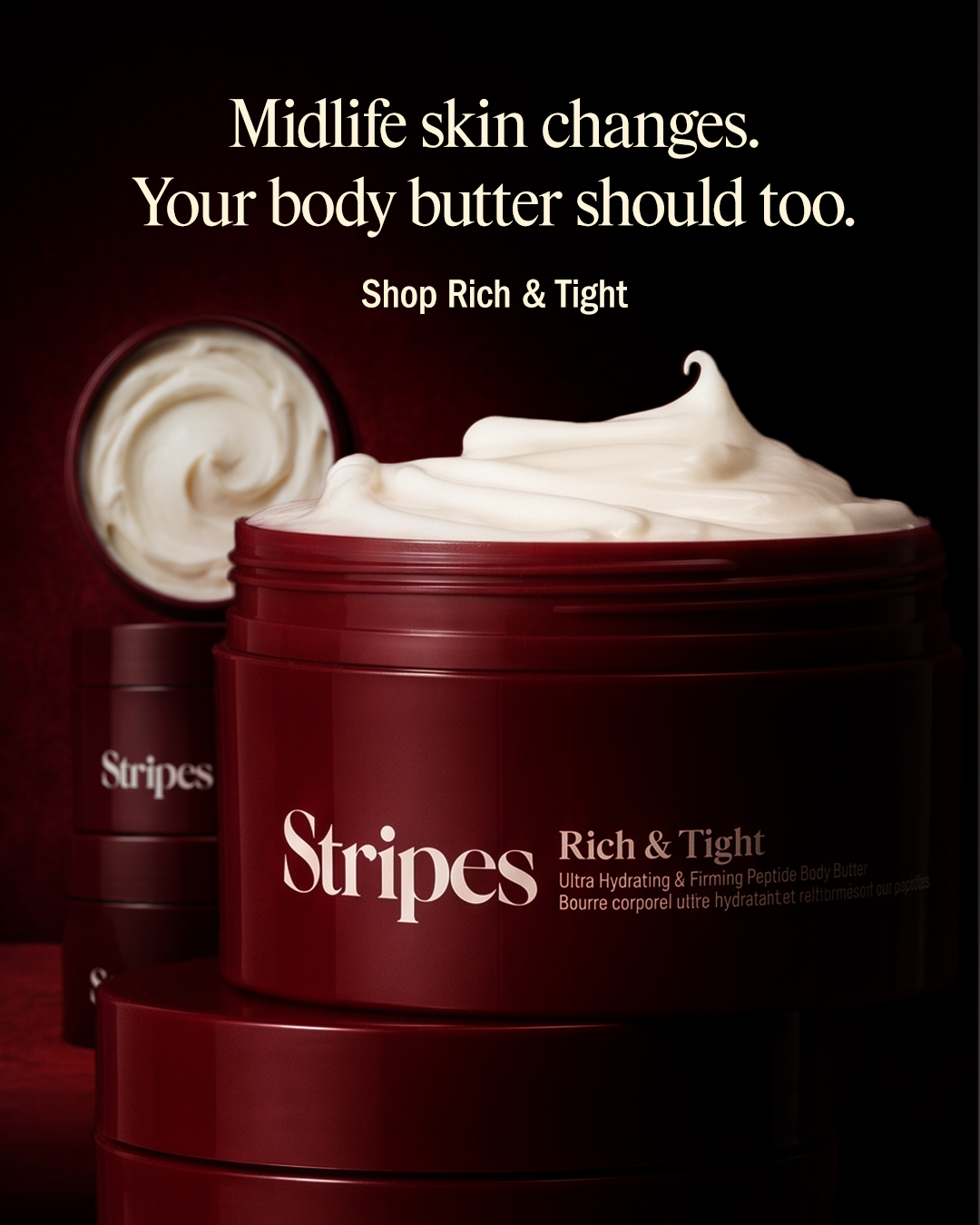 Stripes Beauty Facebook ad