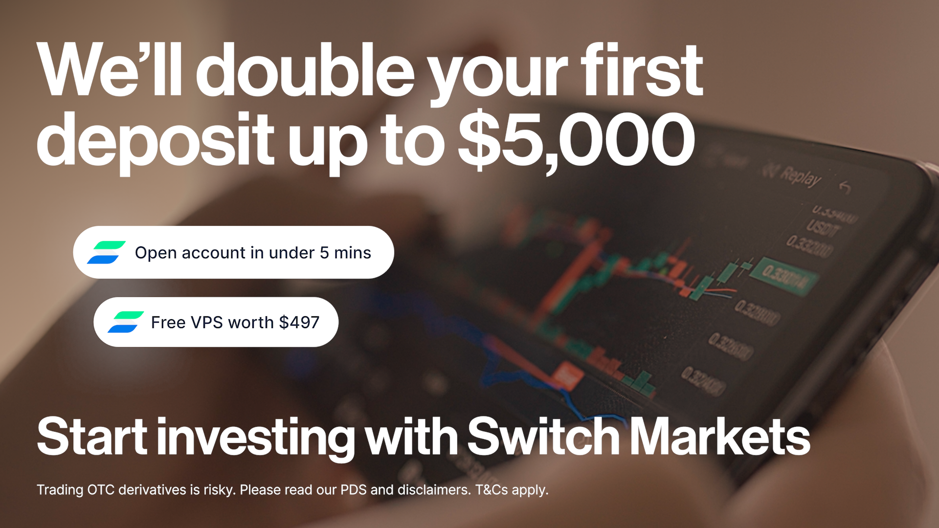 Switch Markets Facebook ad: Get a FREE VPS (worth $497) when you…