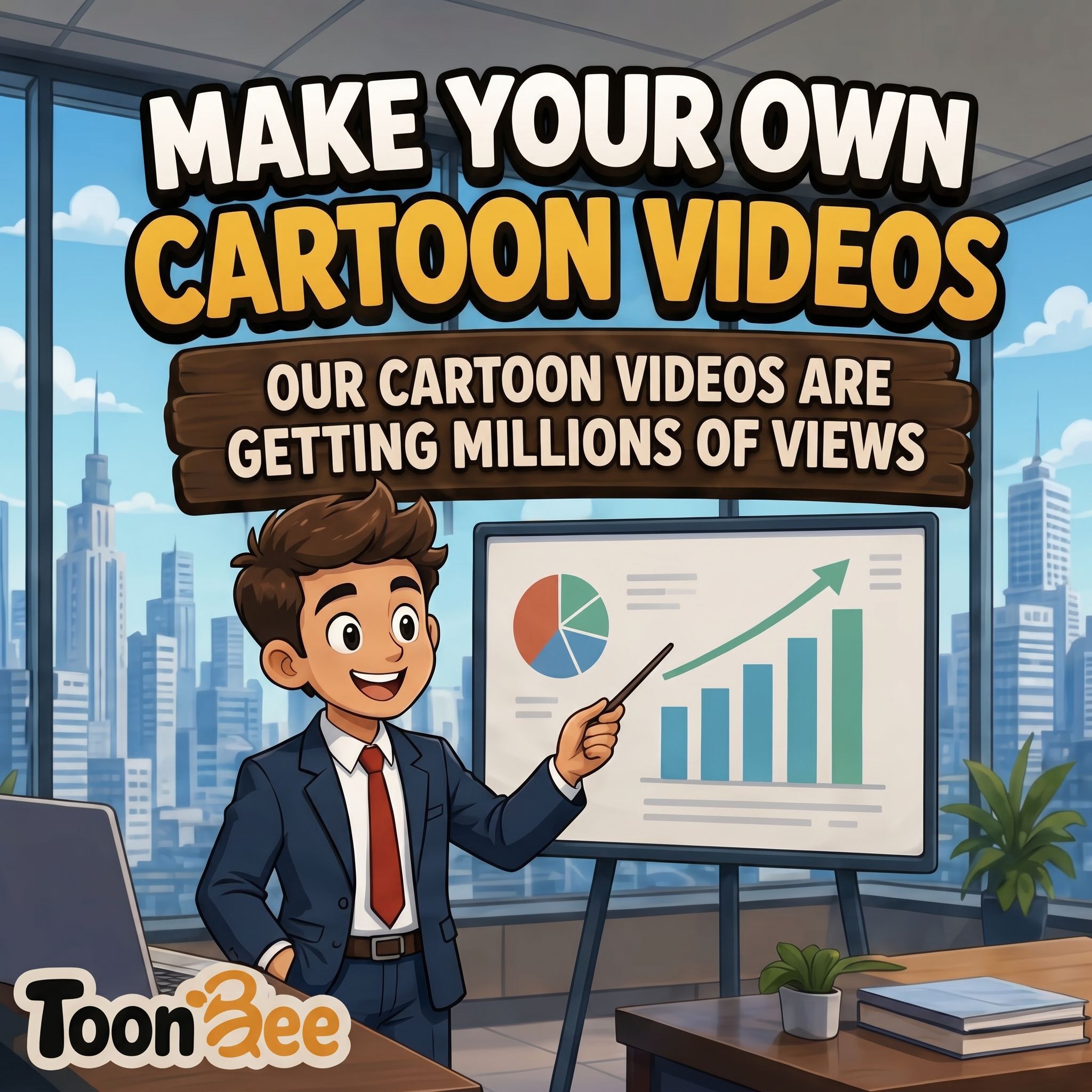 ToonBee App Facebook ad