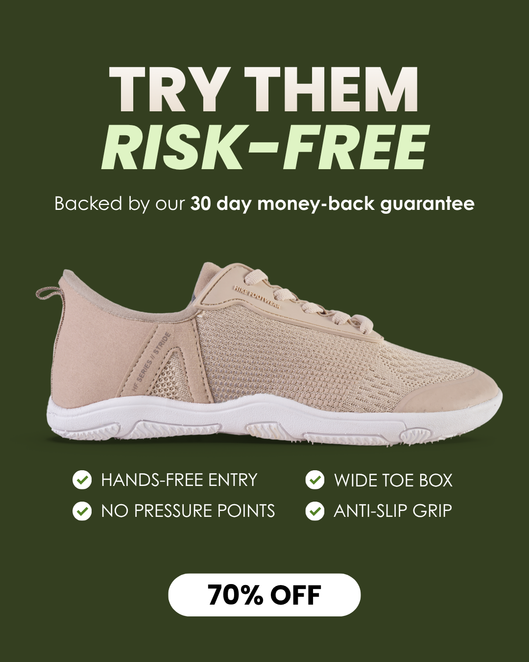 Hike Footwear Facebook ad