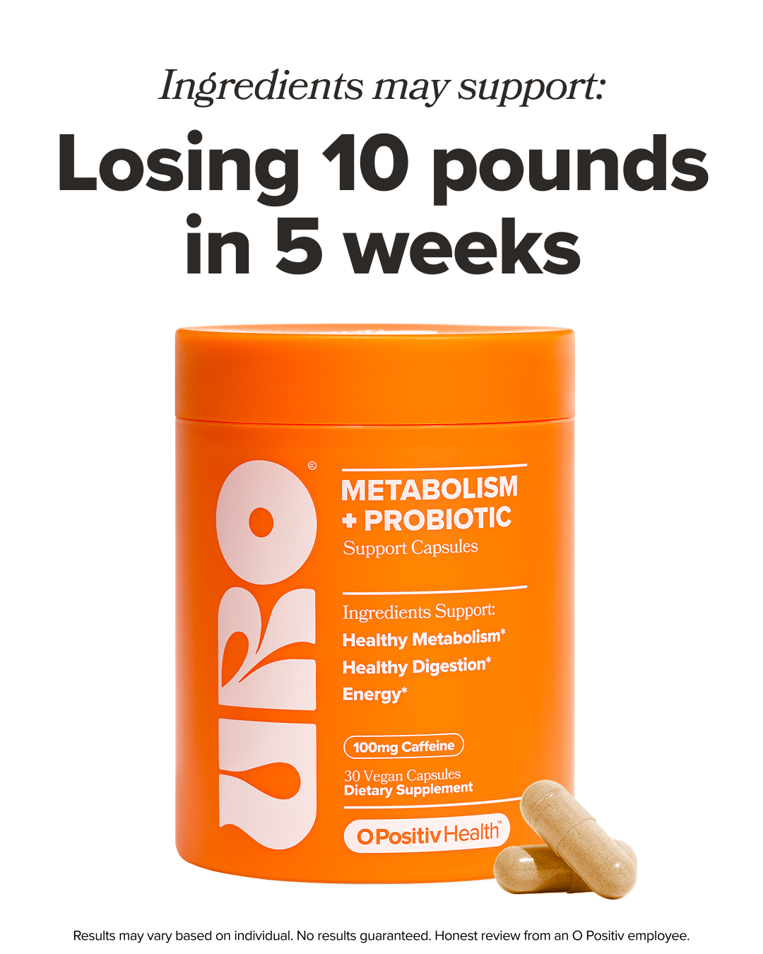 O Positiv Health Facebook ad
