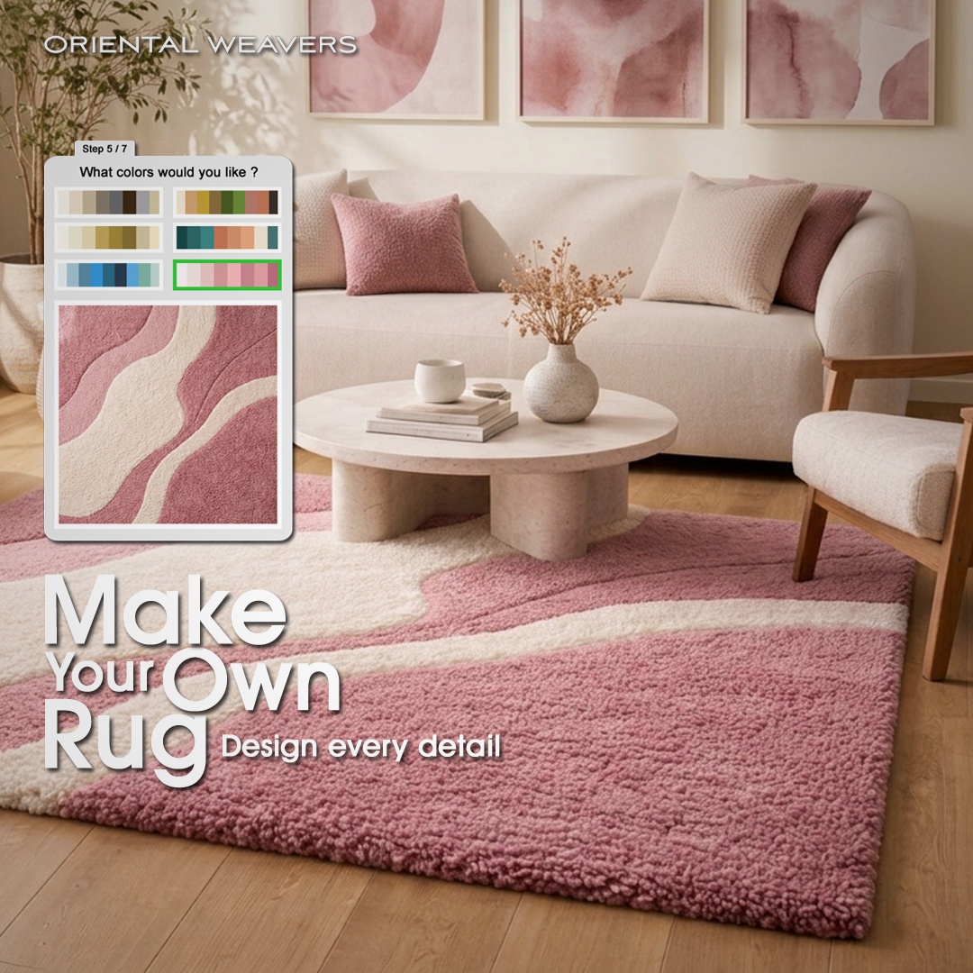 Oriental Weavers - النساجون الشرقيون Facebook ad: Make your Own Rug