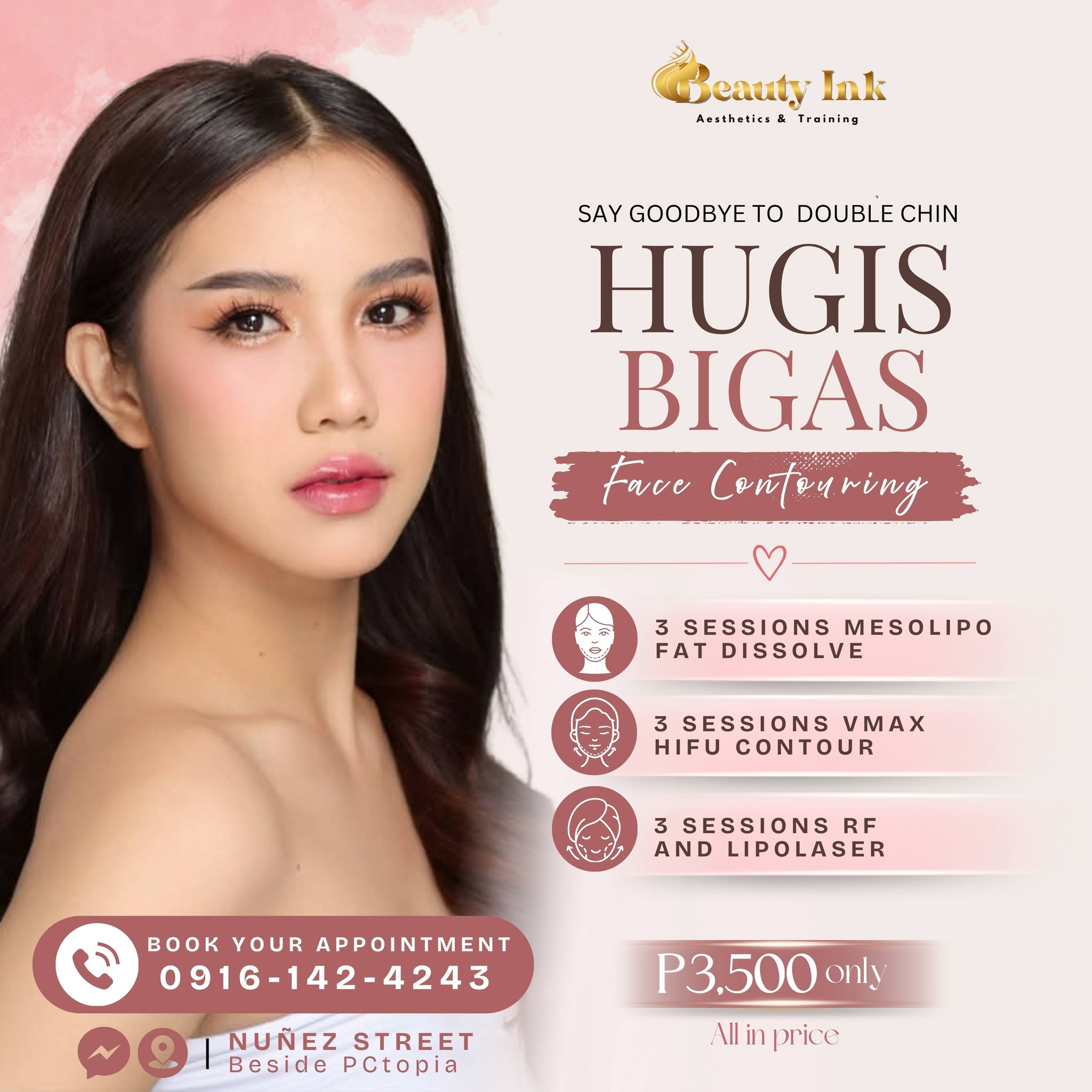 Beautyink Nuñez Facebook ad: MONTHLY DEALS at Beauty Ink Aesthetics!