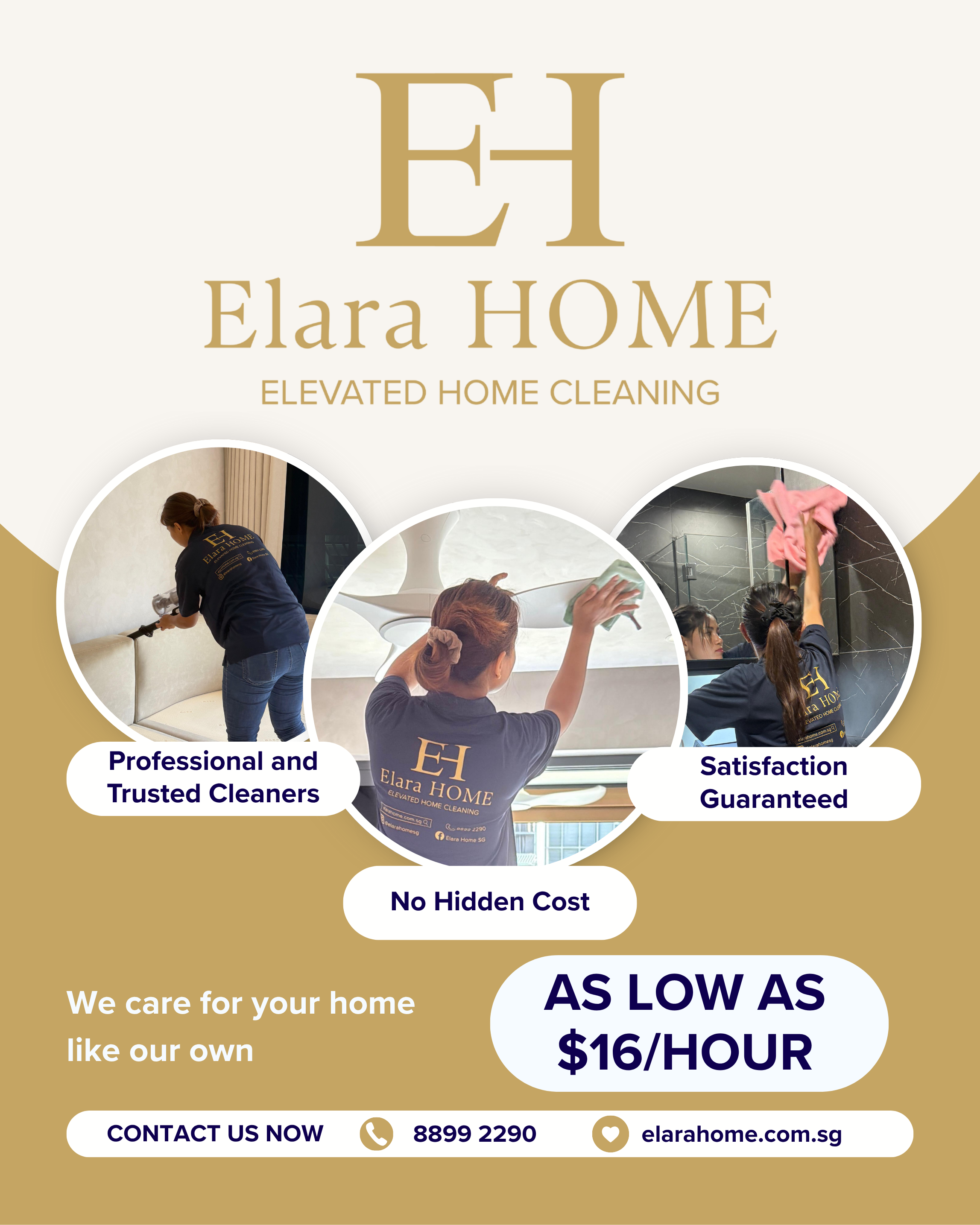 Elara Home SG Facebook ad: Need more free time or too tired to…