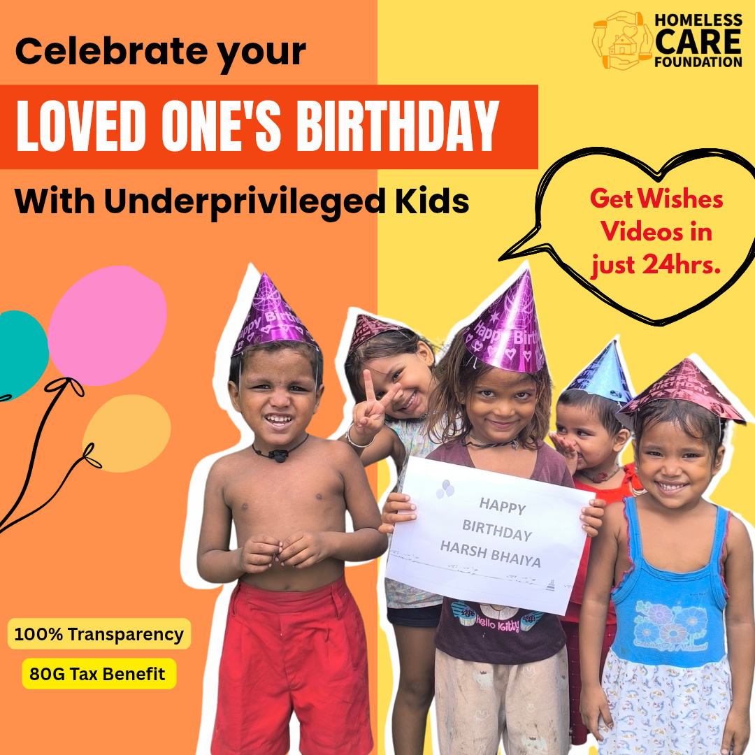 Homeless Care Foundation Facebook ad