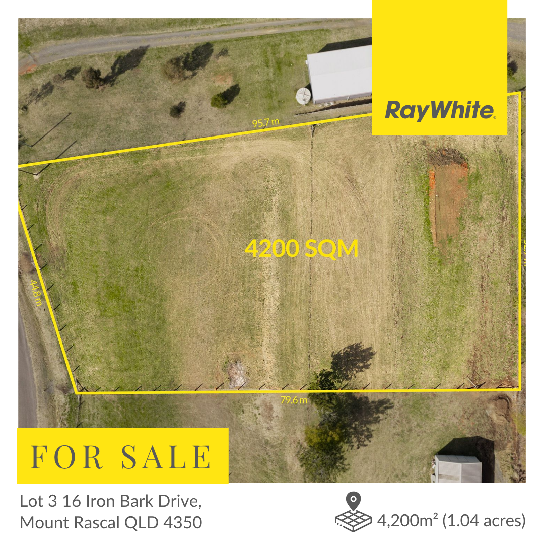 Lindsay Southwell - Ray White Toowoomba Facebook ad: YOUR 4,200m² BLANK CANVAS IN MOUNT RASCAL