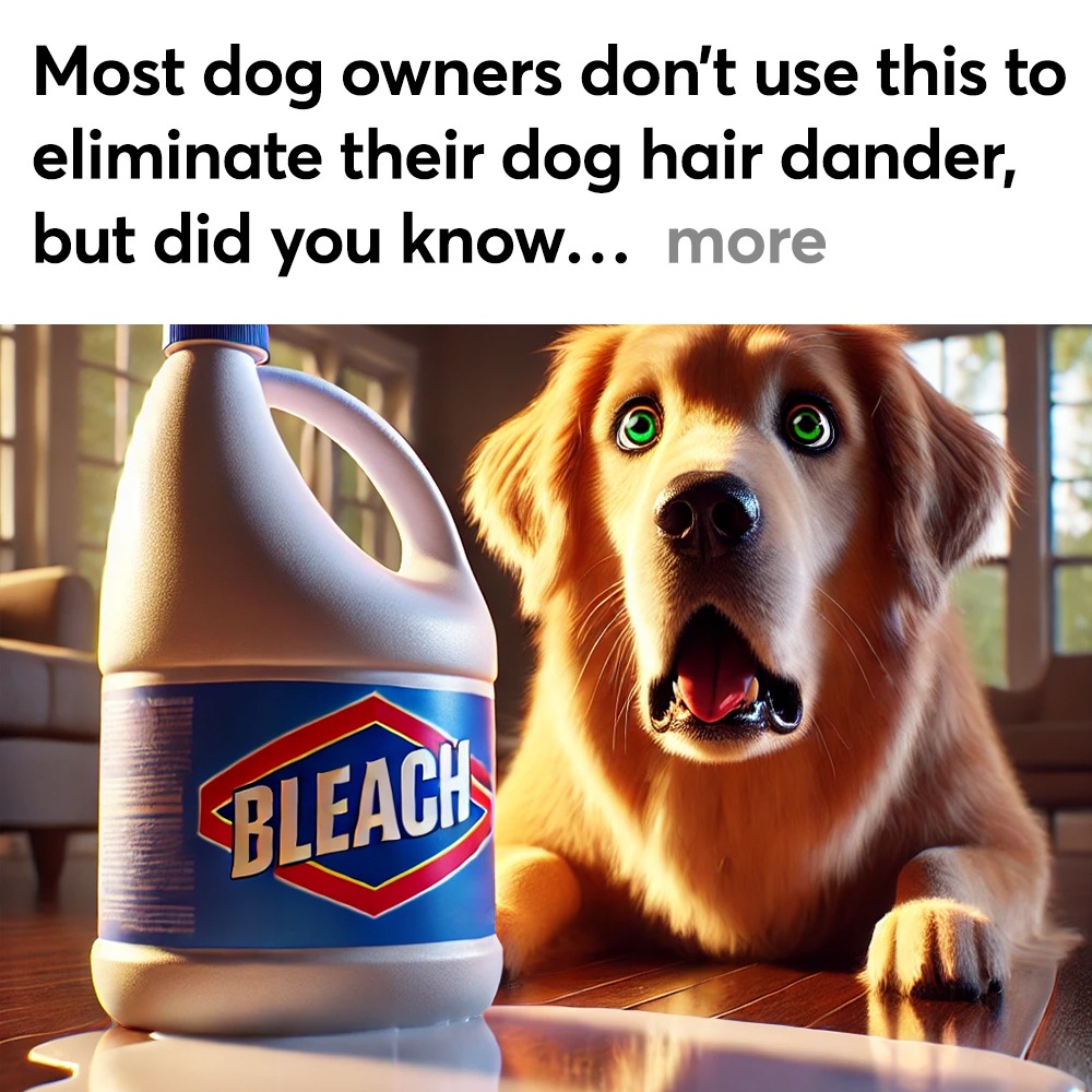 Dog Owners vs. Allergies Facebook ad
