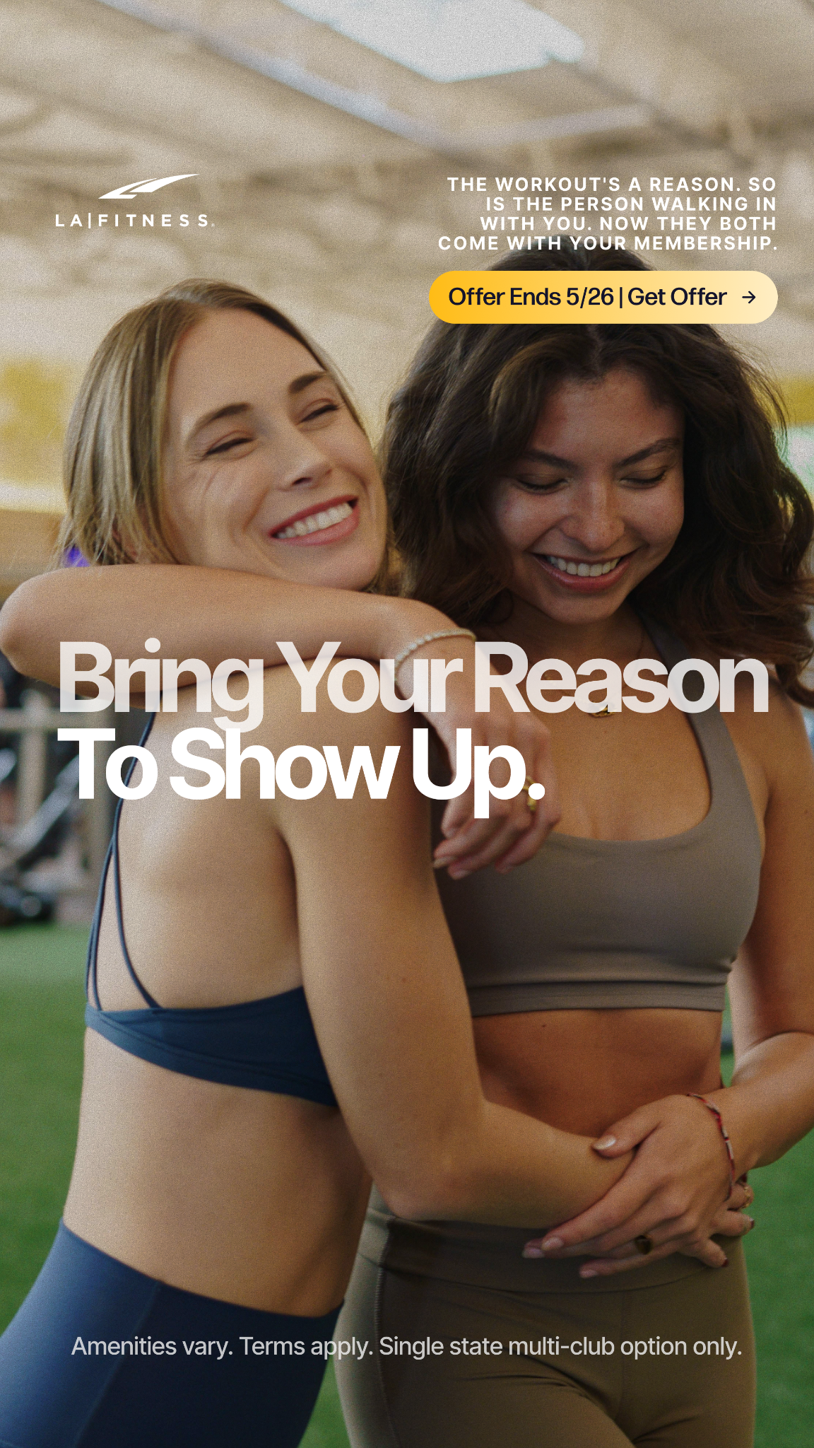 LA Fitness Facebook ad