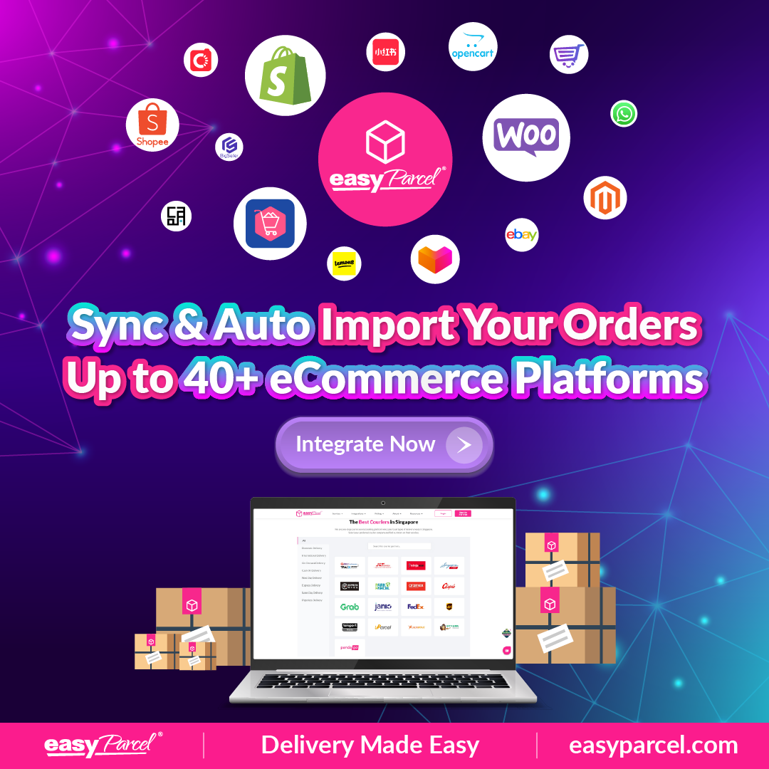 EasyParcel Singapore Facebook ad