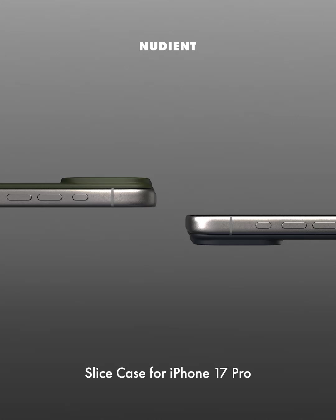 Nudient Facebook ad: Our most minimalist case yet