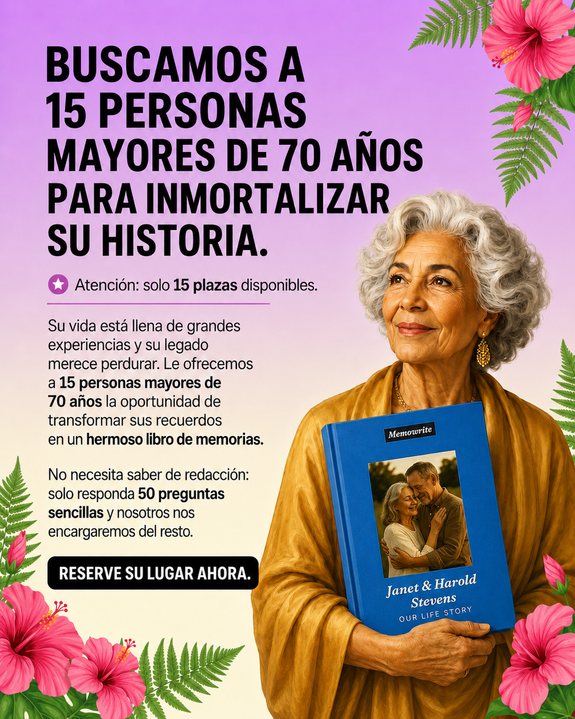 Memowrite Facebook ad