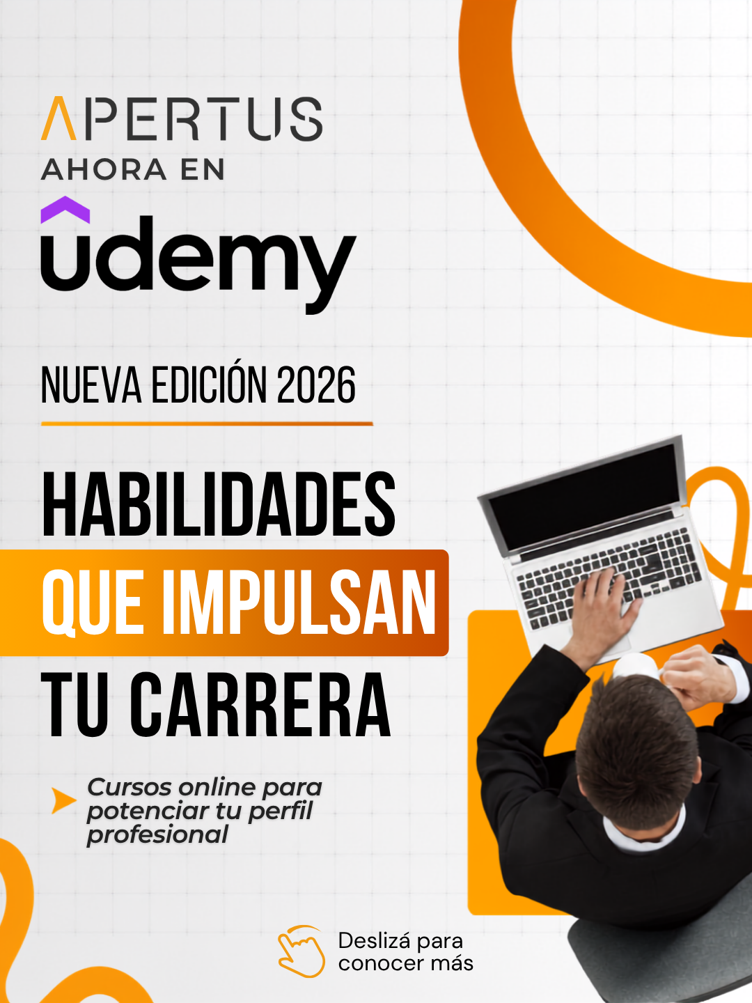 Apertus Facebook ad: **APERTUS ahora en Udemy | Nueva edición 2026**