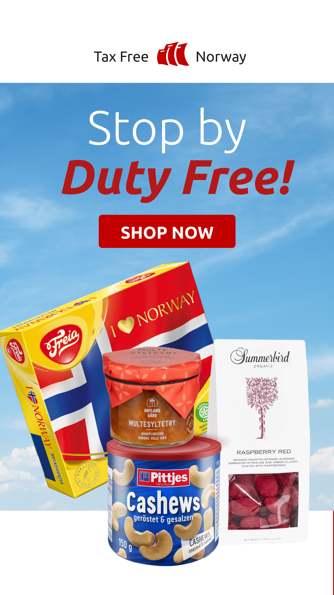 Tax Free Norway Facebook ad
