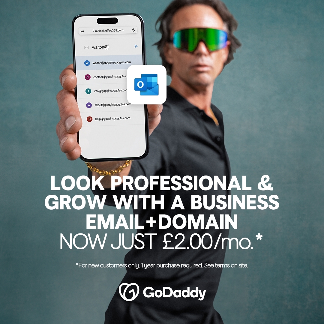 GoDaddy Facebook ad