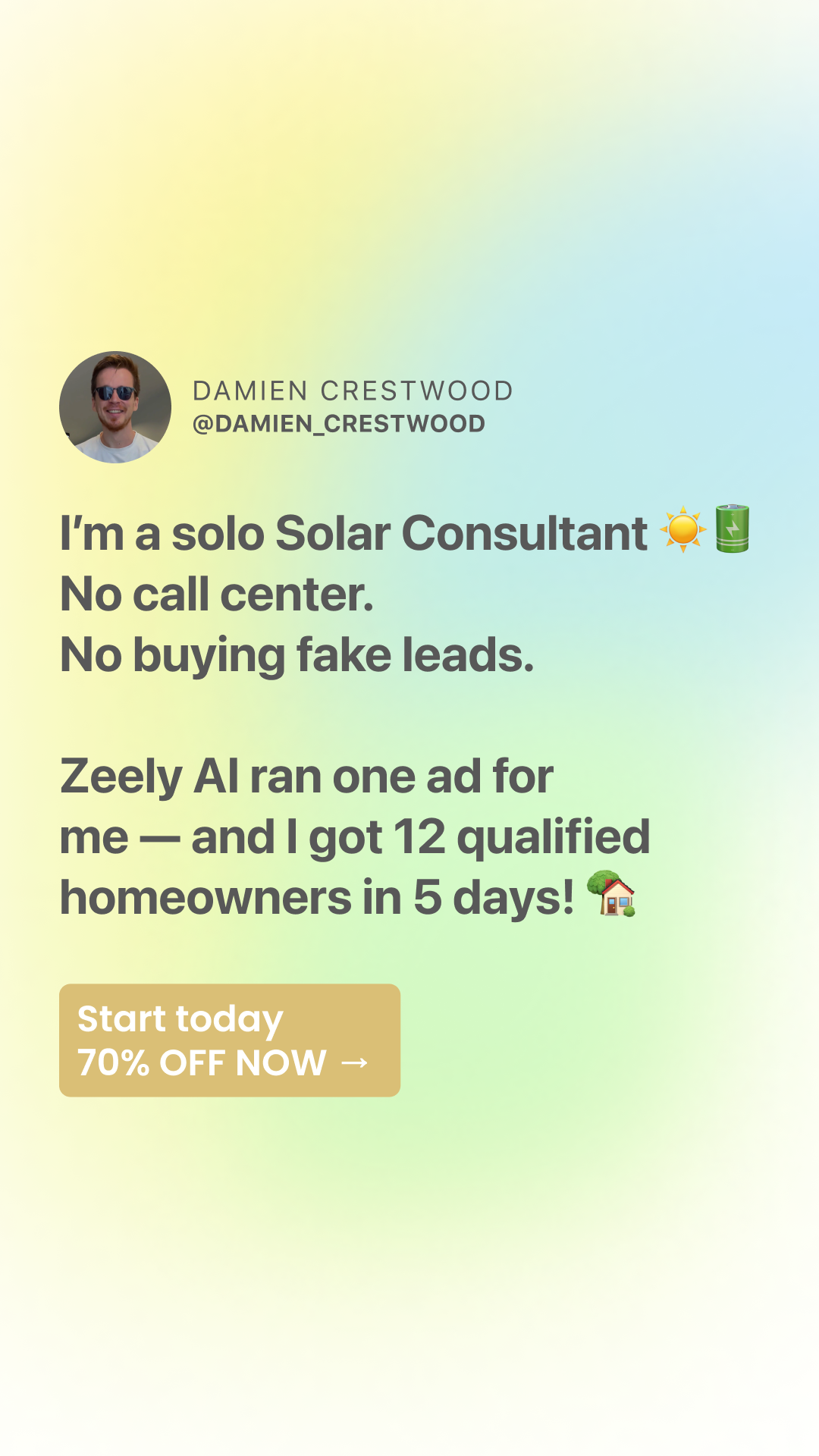 Zeely Facebook ad