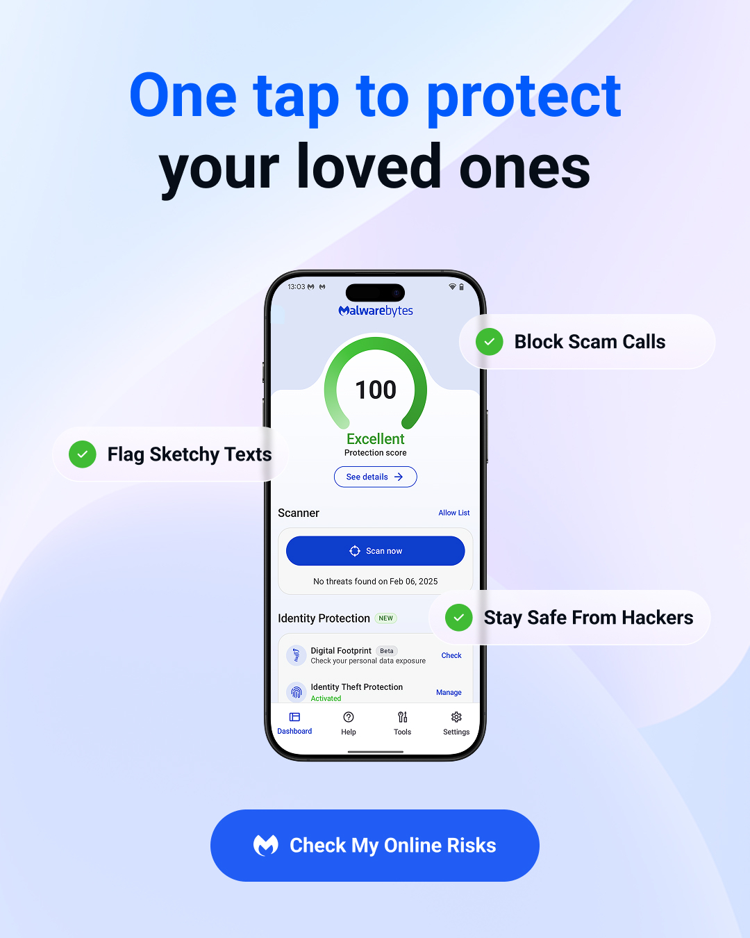 Malwarebytes Facebook ad