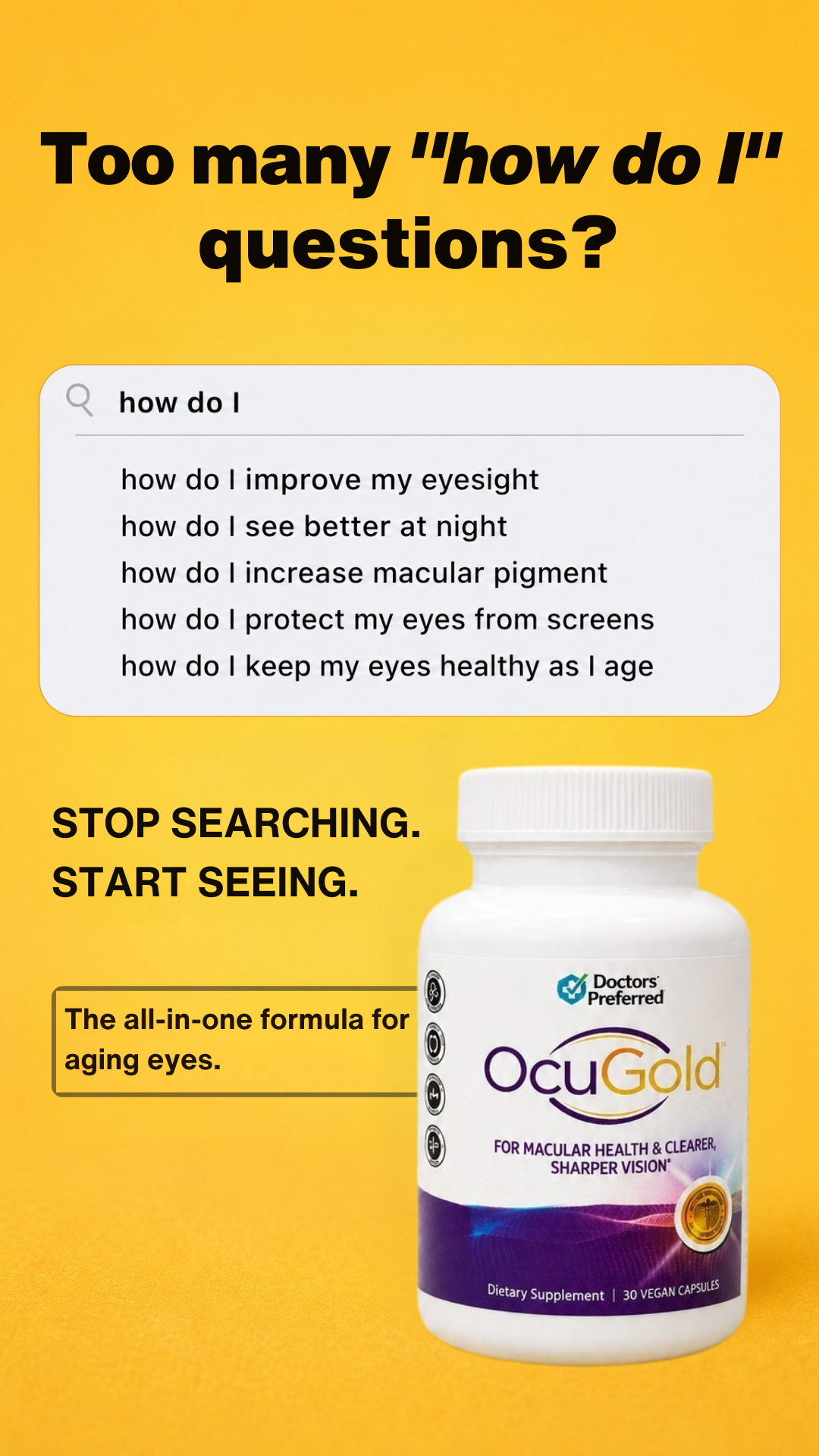 OcuGold Facebook ad