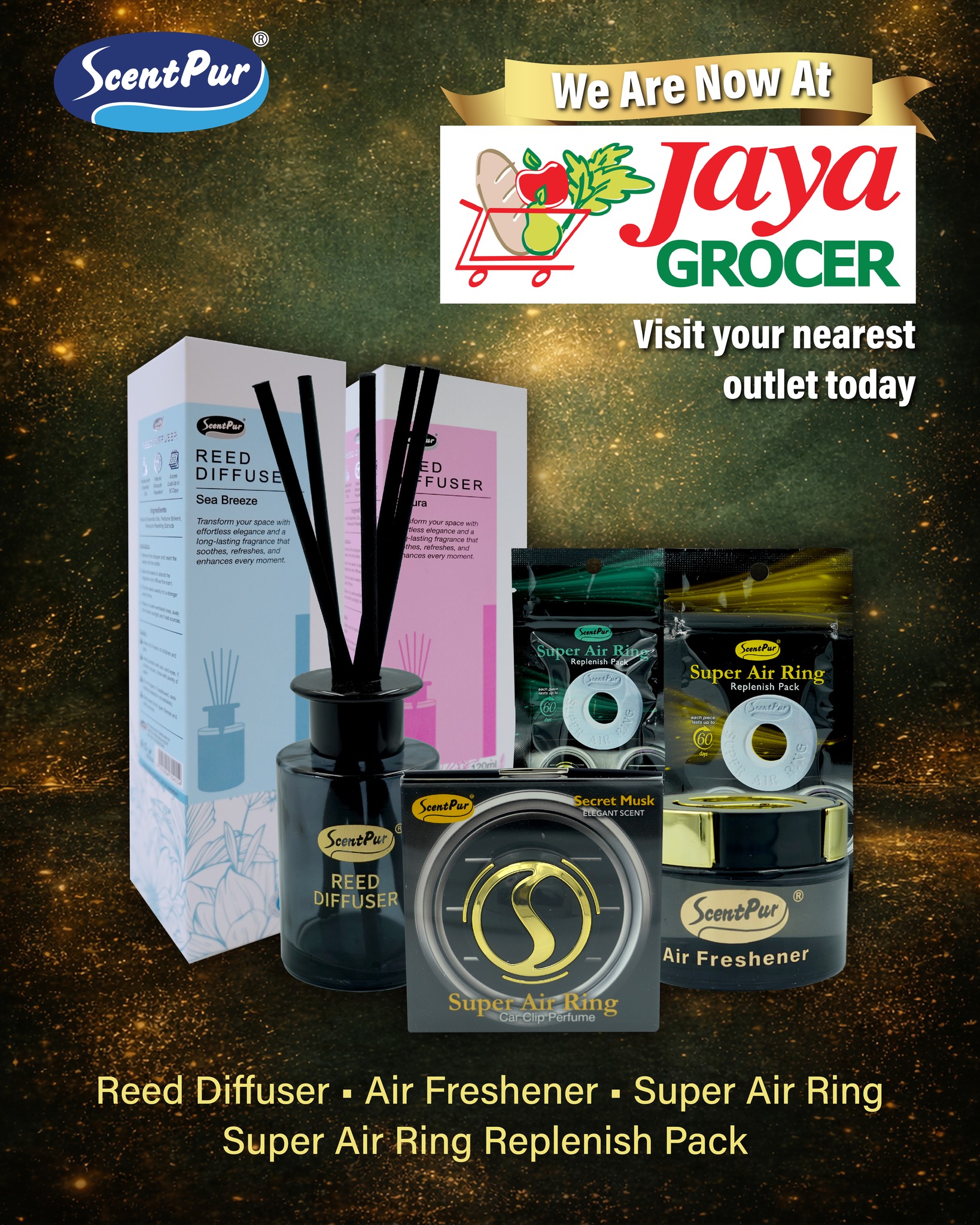 Scent Pur Malaysia Facebook ad: Elevate your space with the elegant scents of…