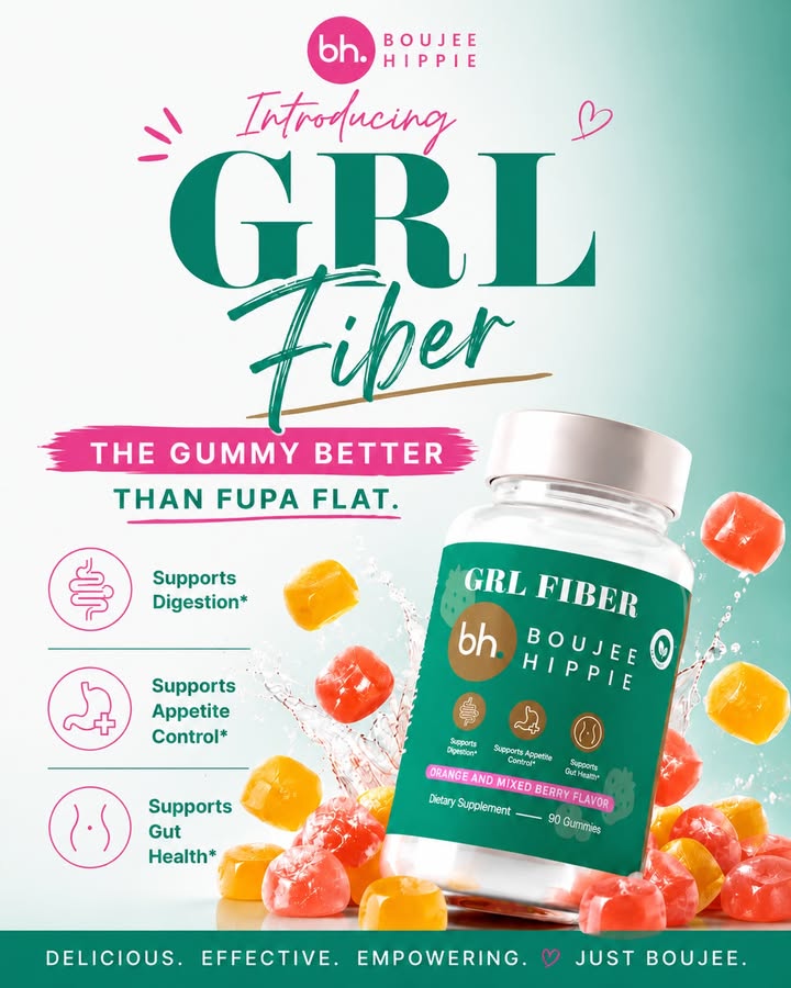 Boujee Hippie Facebook ad: Get GRL Fiber Today!