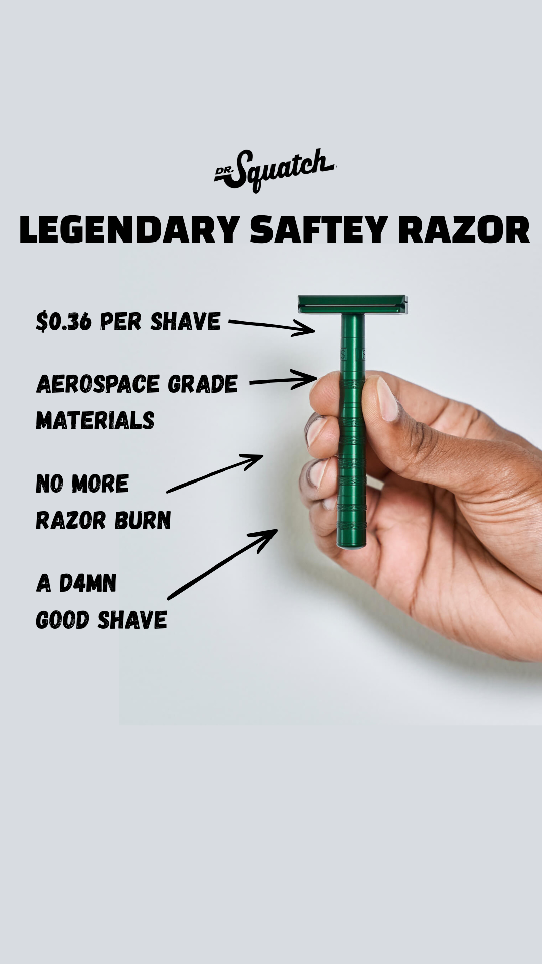 Dr. Squatch Facebook ad