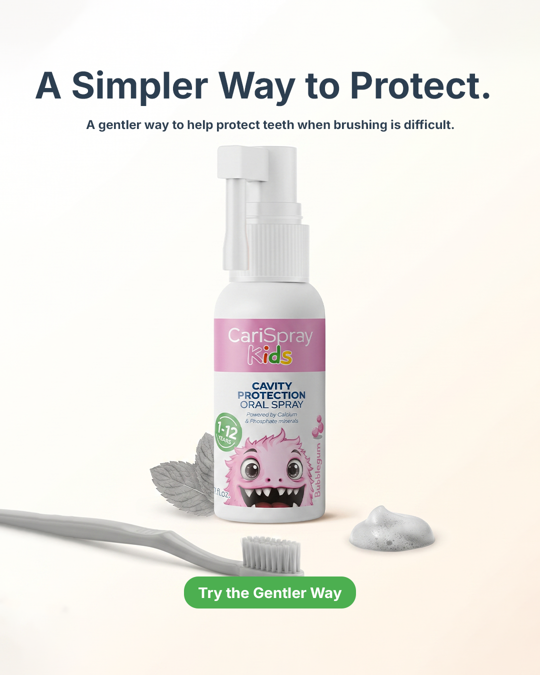 OralAdvance Laboratories Facebook ad: Oral care designed for mouths that hate being touched.