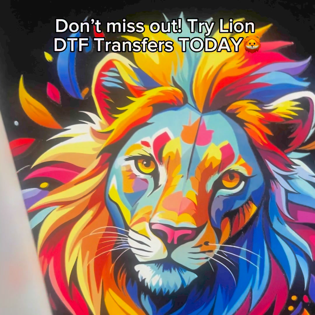 Lion DTF Transfers Facebook ad
