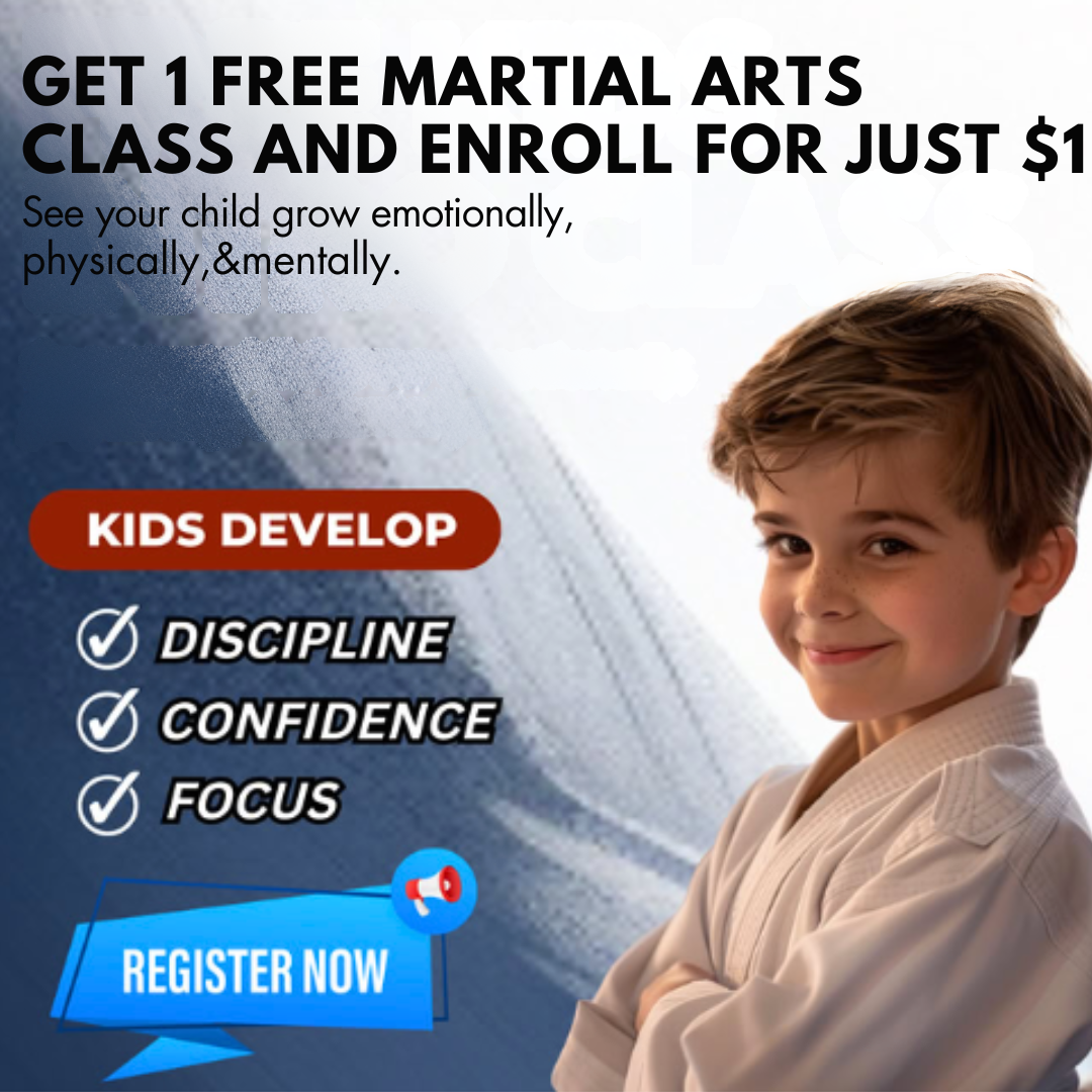 Keller's Taekwondo Facebook ad: Want 1 FREE Kids Martial Arts Class Pass and Enrollment…