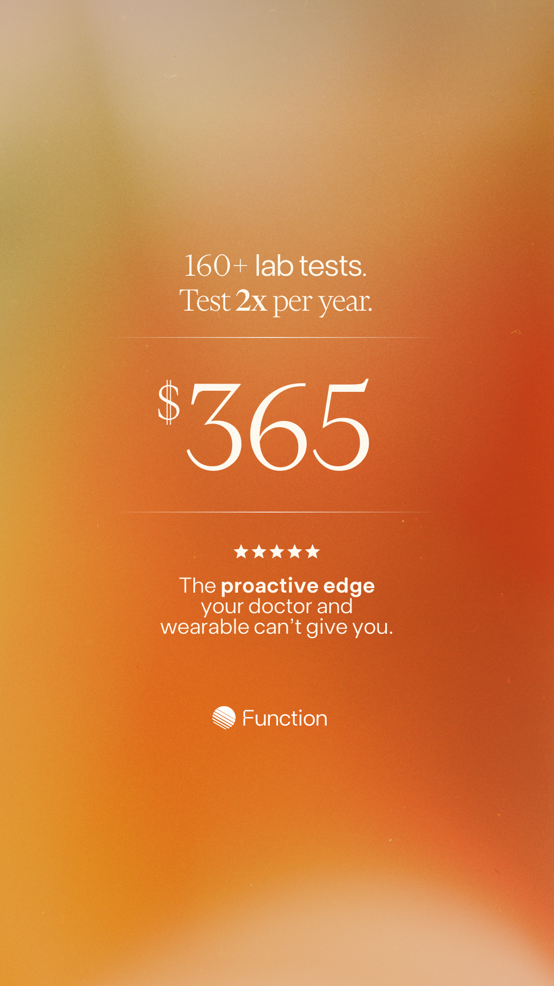 Function Health Facebook ad