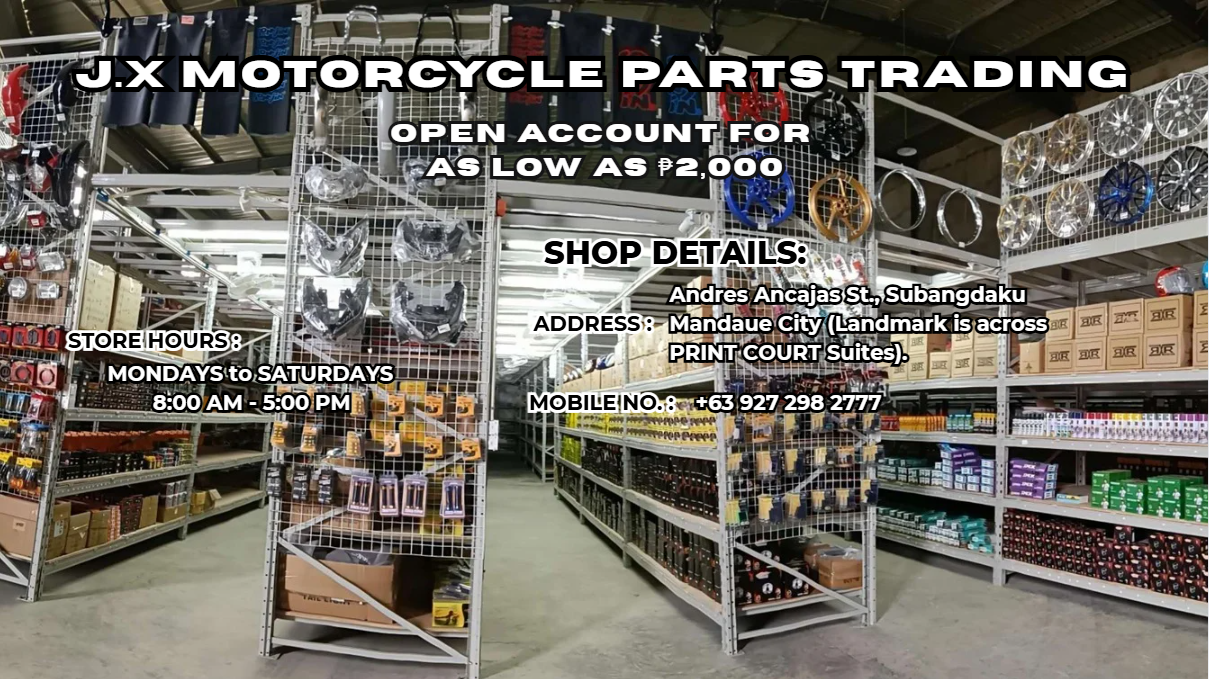 J.X Motorcycle PARTS Trading Facebook ad from Mar 8, 2026