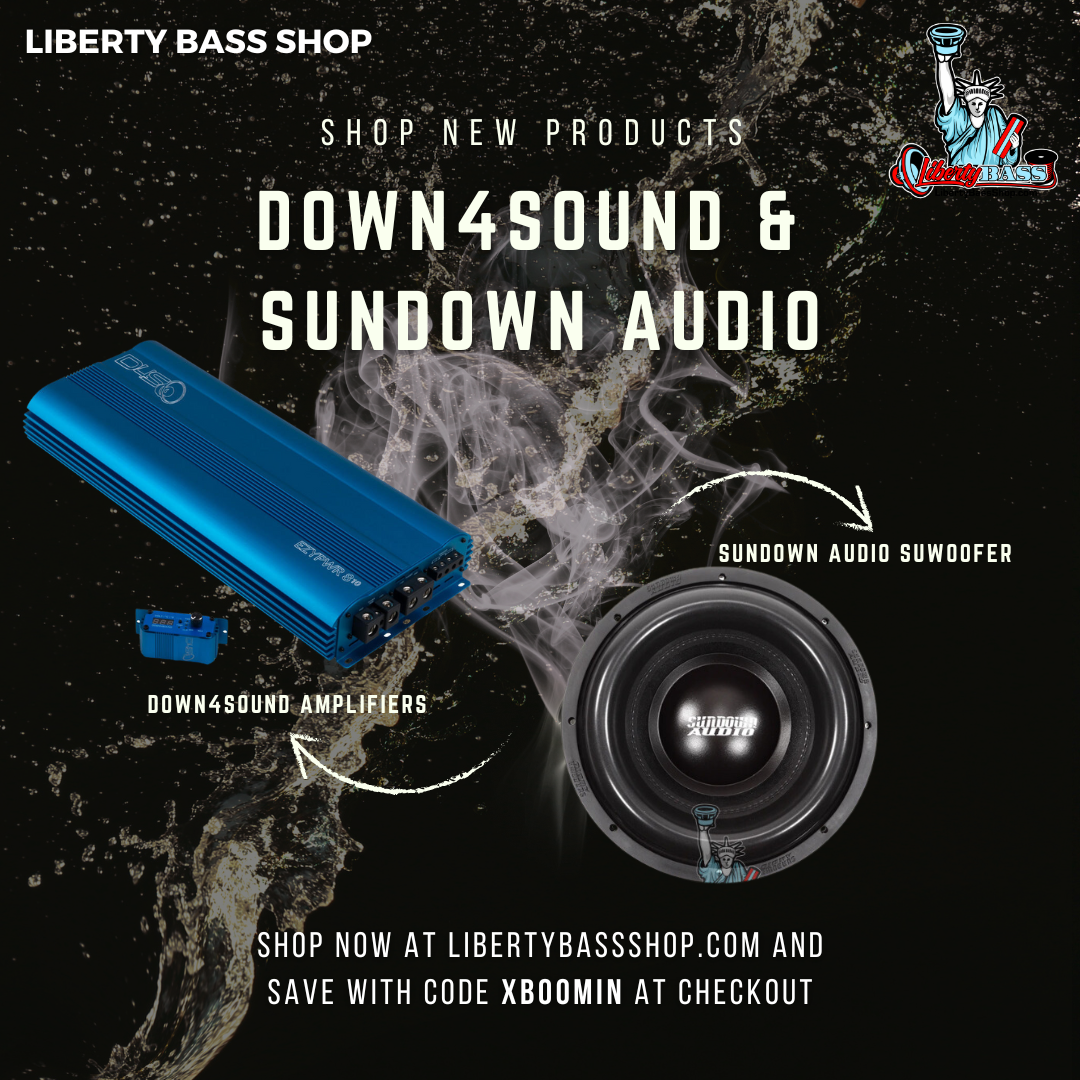 Libertybassshop.com Facebook ad: Unleash the Bass: Use Code XBOOMIN for Exclusive Savings!