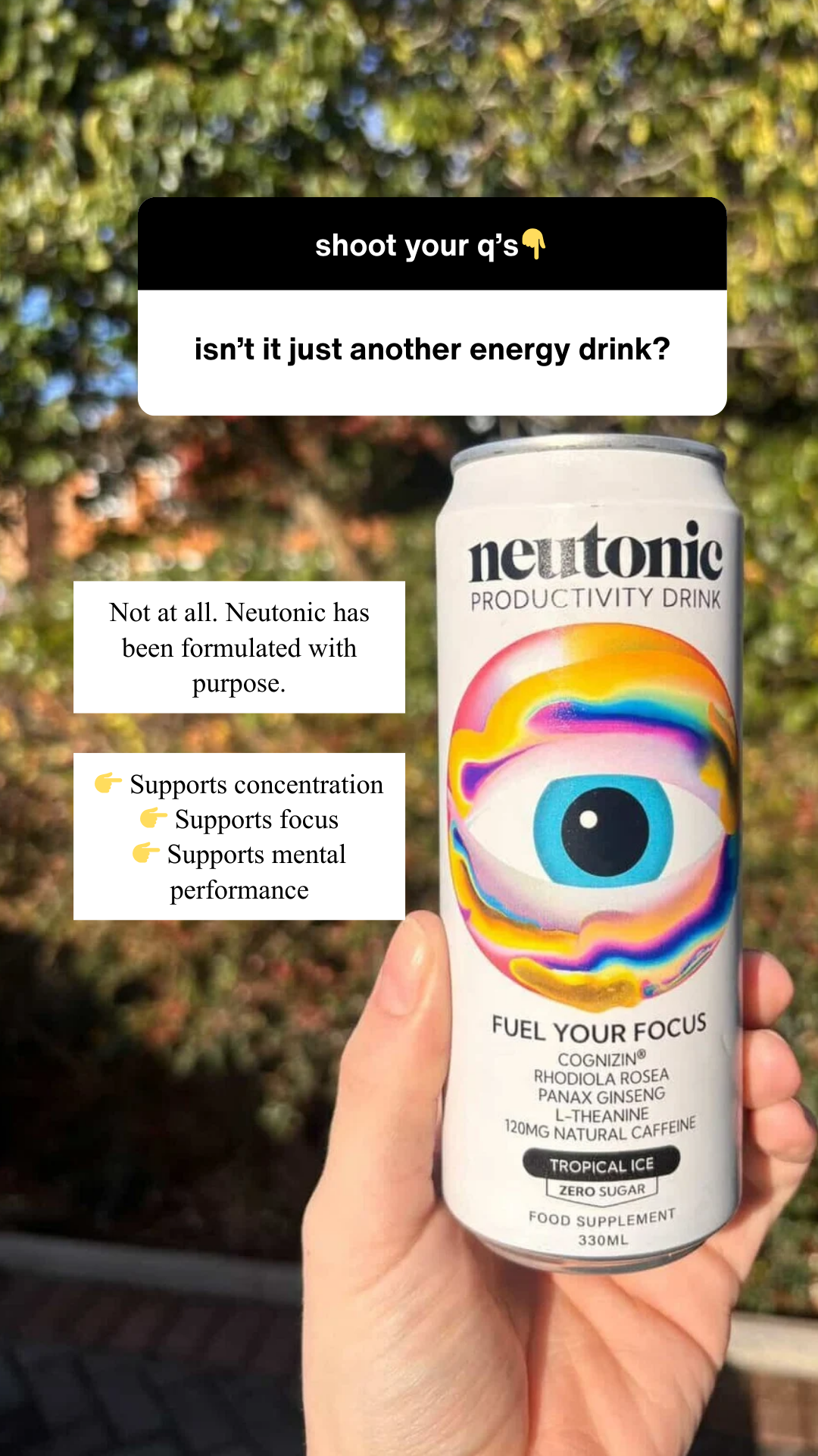 Neutonic Facebook ad