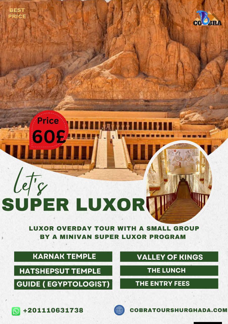 Cobra Tours Hurghada Ägypten Facebook ad: Best Excursions in Hurghada, Top Trips & Best…