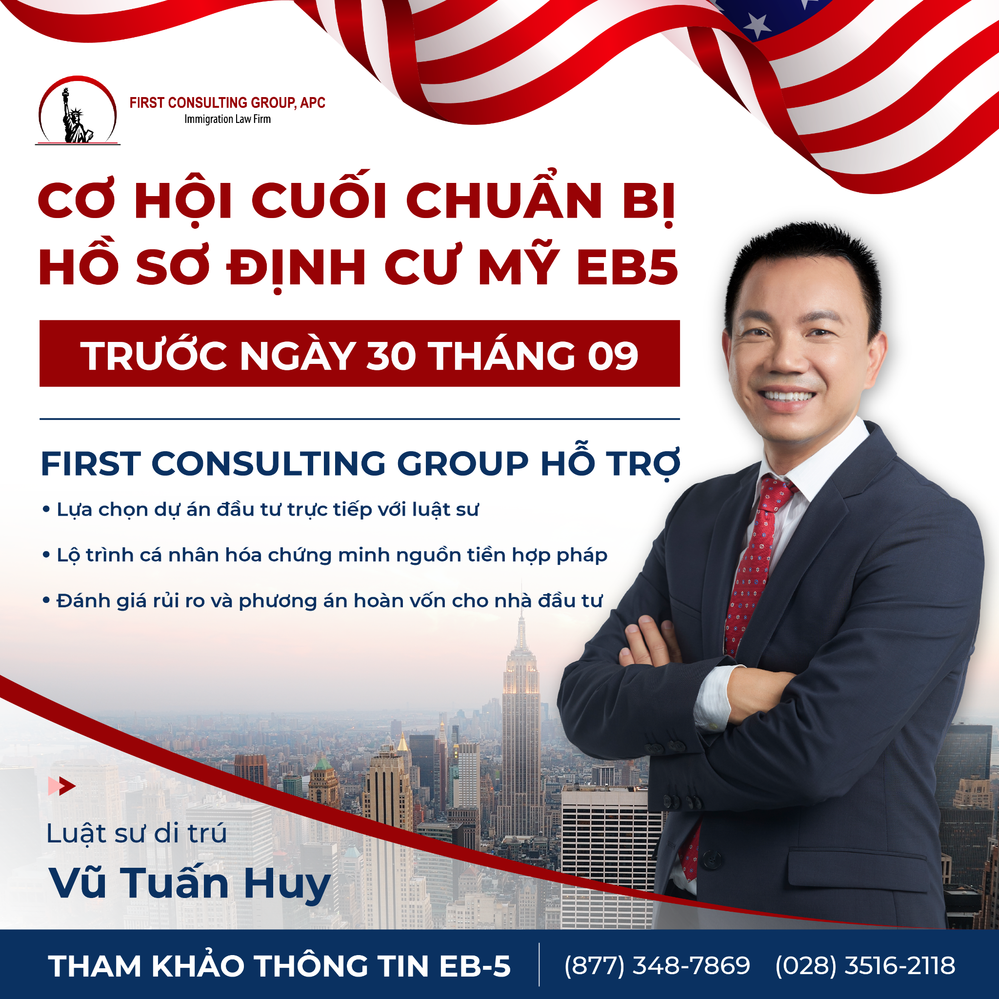First Consulting Group - Tổ hợp Luật Sư Di Trú Facebook ad