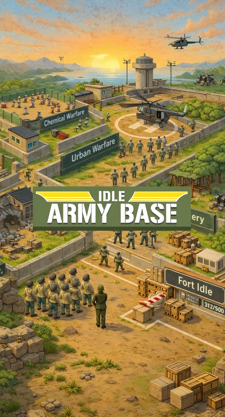 Is Cool | Official Fanpage Facebook ad: Idle Army Base: Tycoon Game