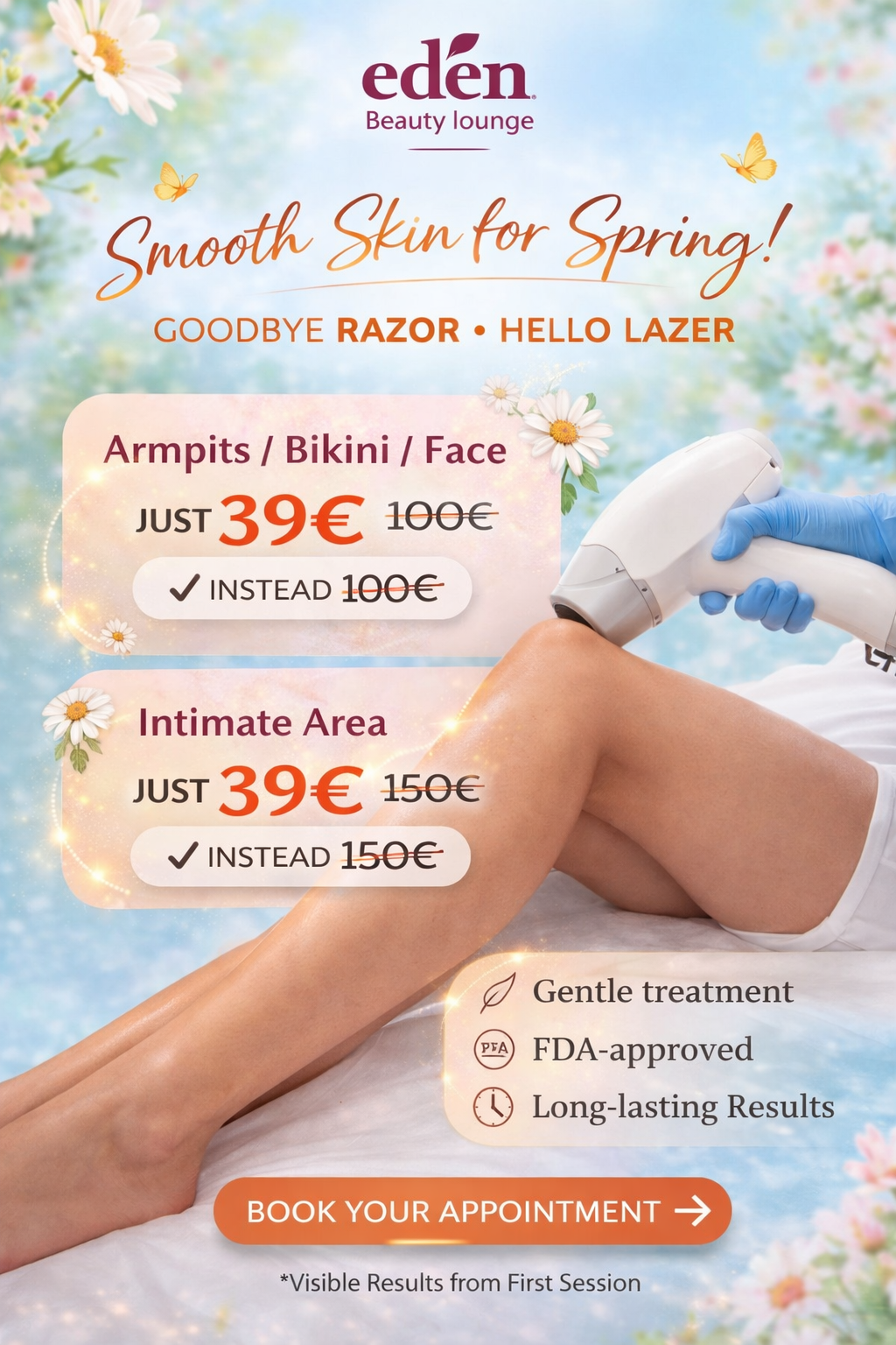 Eden Beauty Lounge Facebook ad