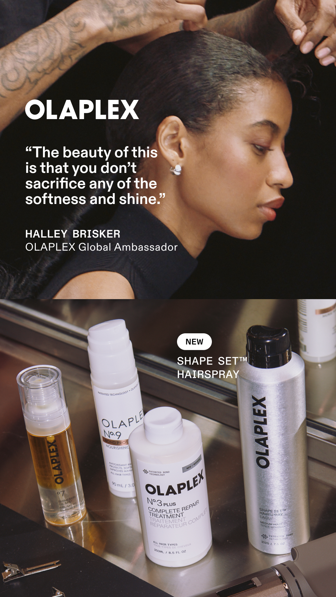 Olaplex Facebook ad