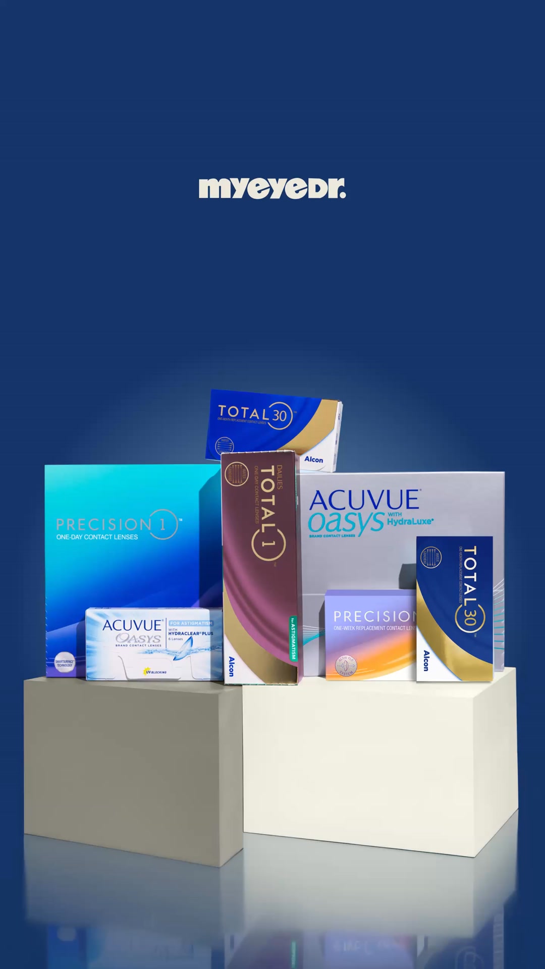 MyEyeDr. Facebook ad: Get contacts that keep up
