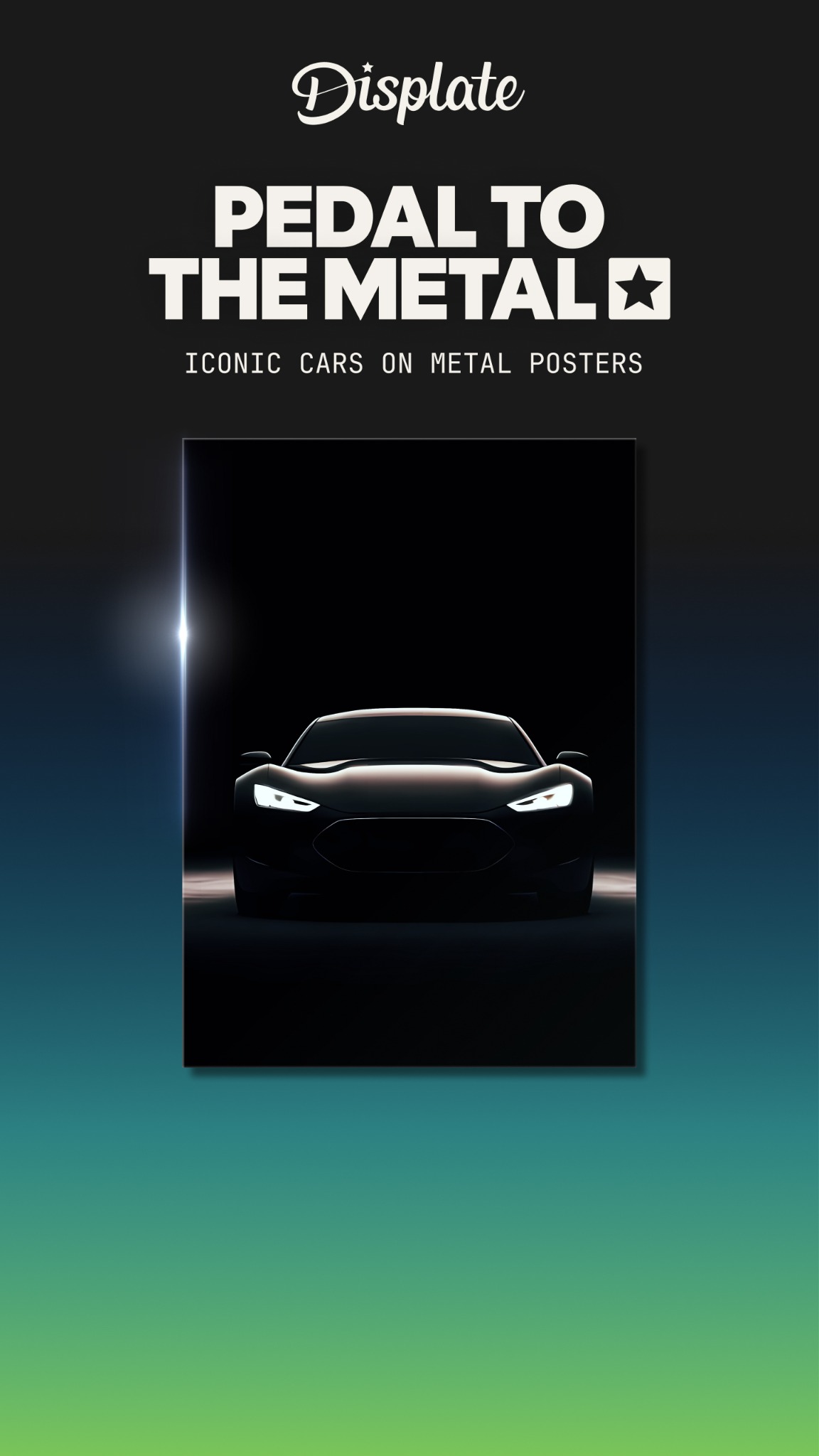 Displate Facebook ad