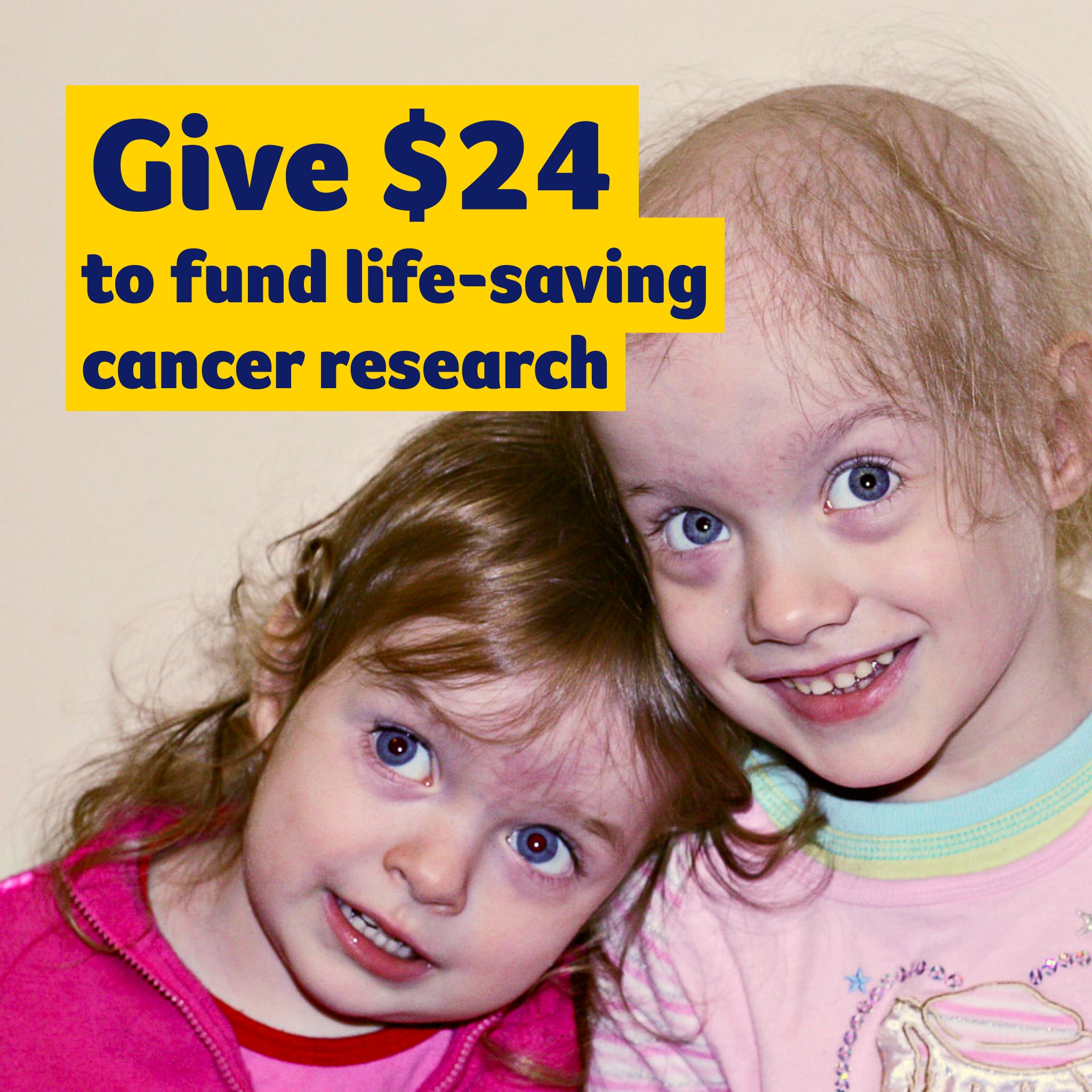 Cancer Council Victoria Facebook ad: Give sick kids more time