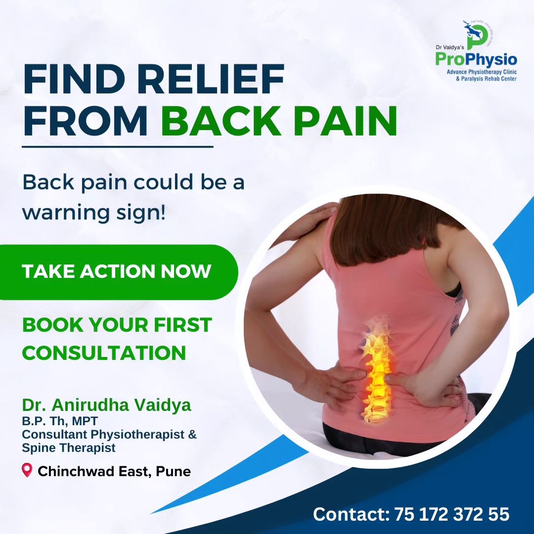 Dr Anirudha Vaidya, ProPhysio Advance Physiotherapy Clinic Facebook ad