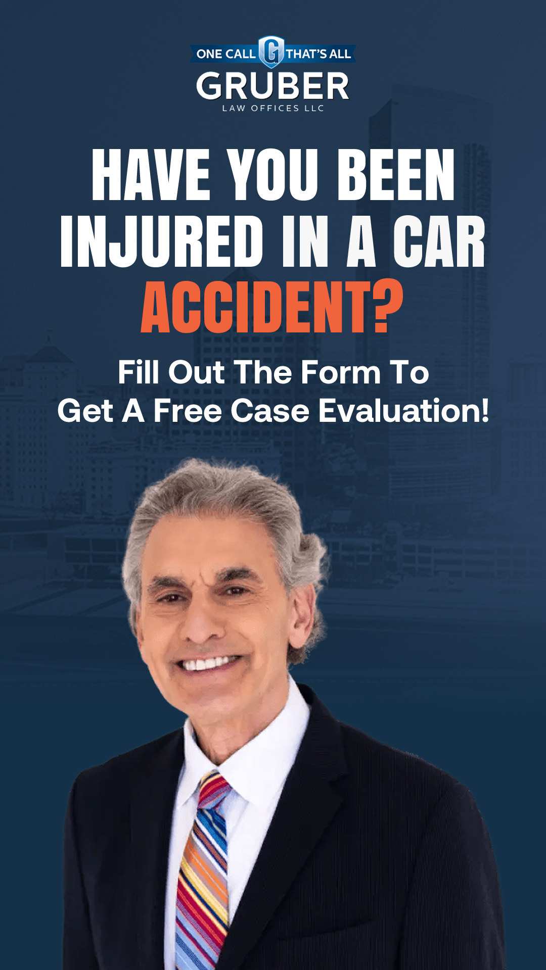 Gruber Law Offices Facebook ad from May 19, 2026