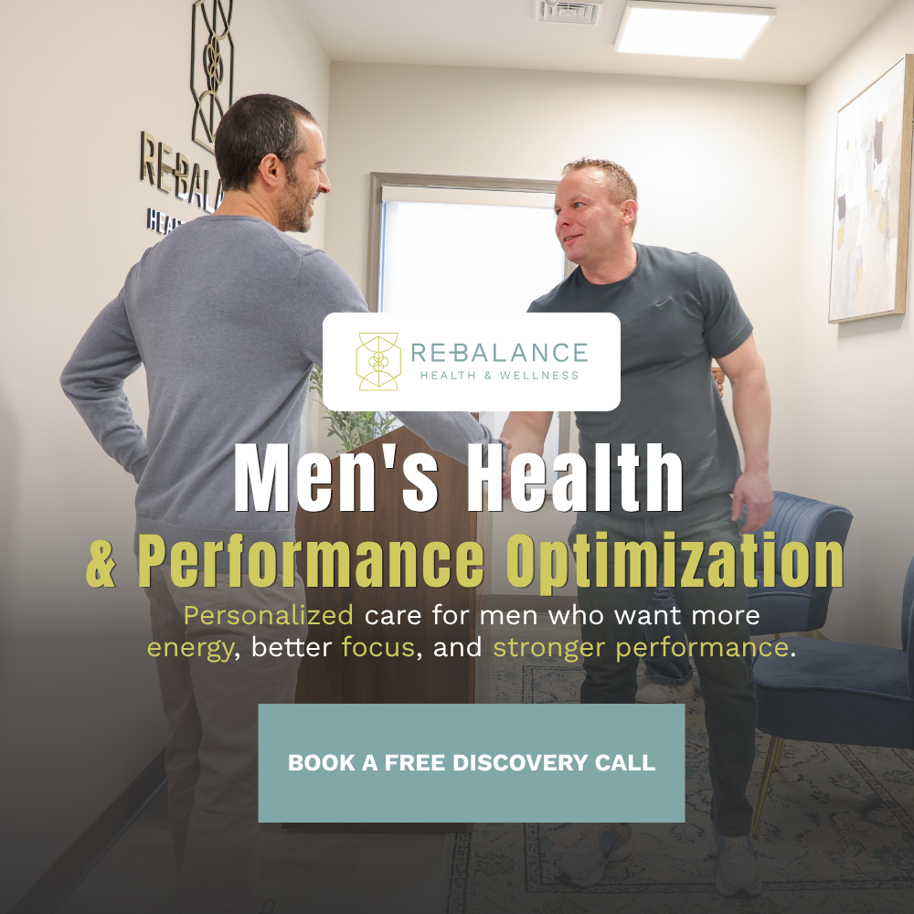 Re-Balance Health & Wellness Facebook ad: Perform Better. Feel Better.