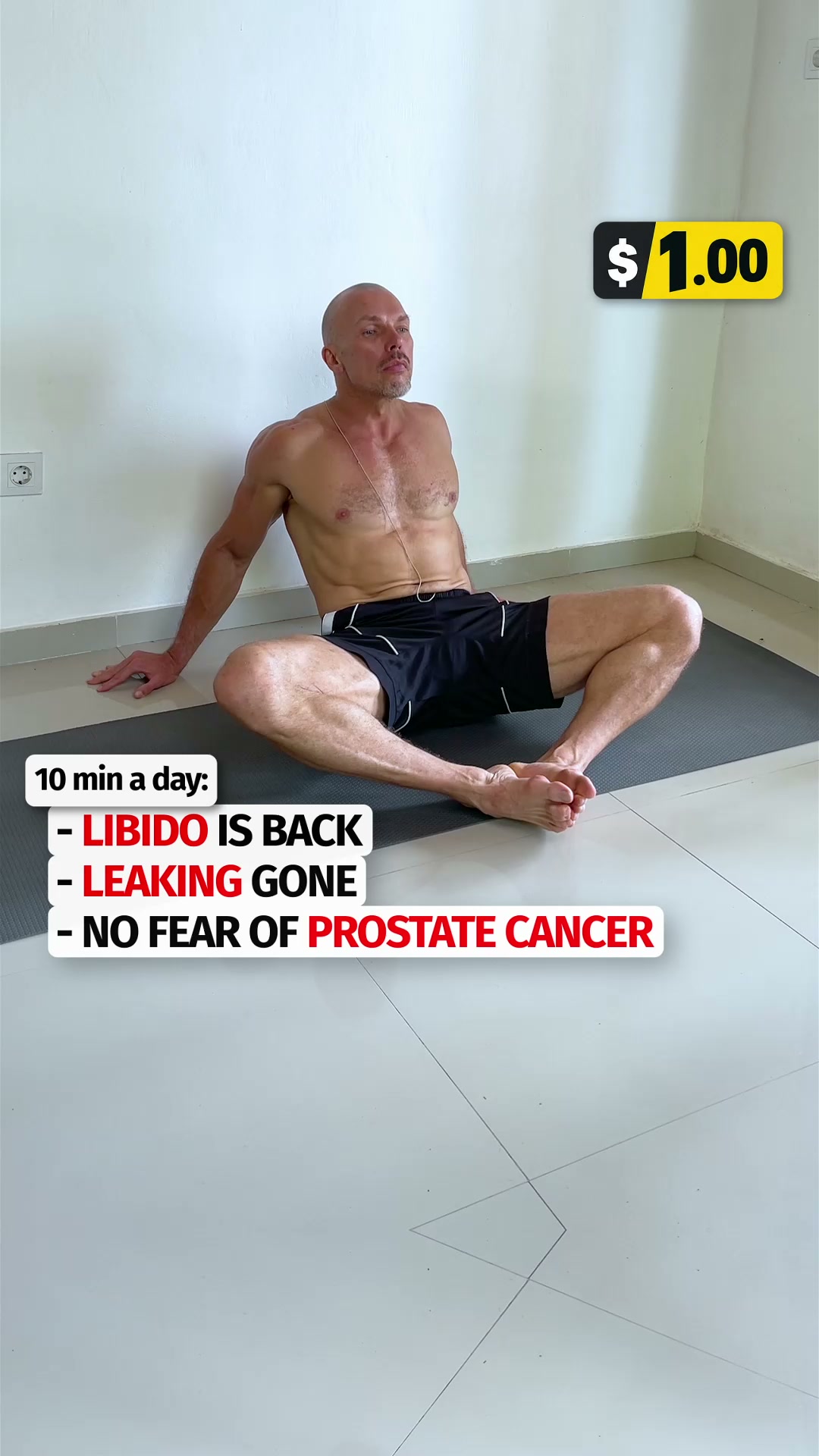 Newmindstart Body Facebook ad: Kegel Yoga For Men’s Health
